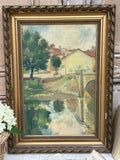 Sublime l'huile sur panneau entoilé, encadré, signé