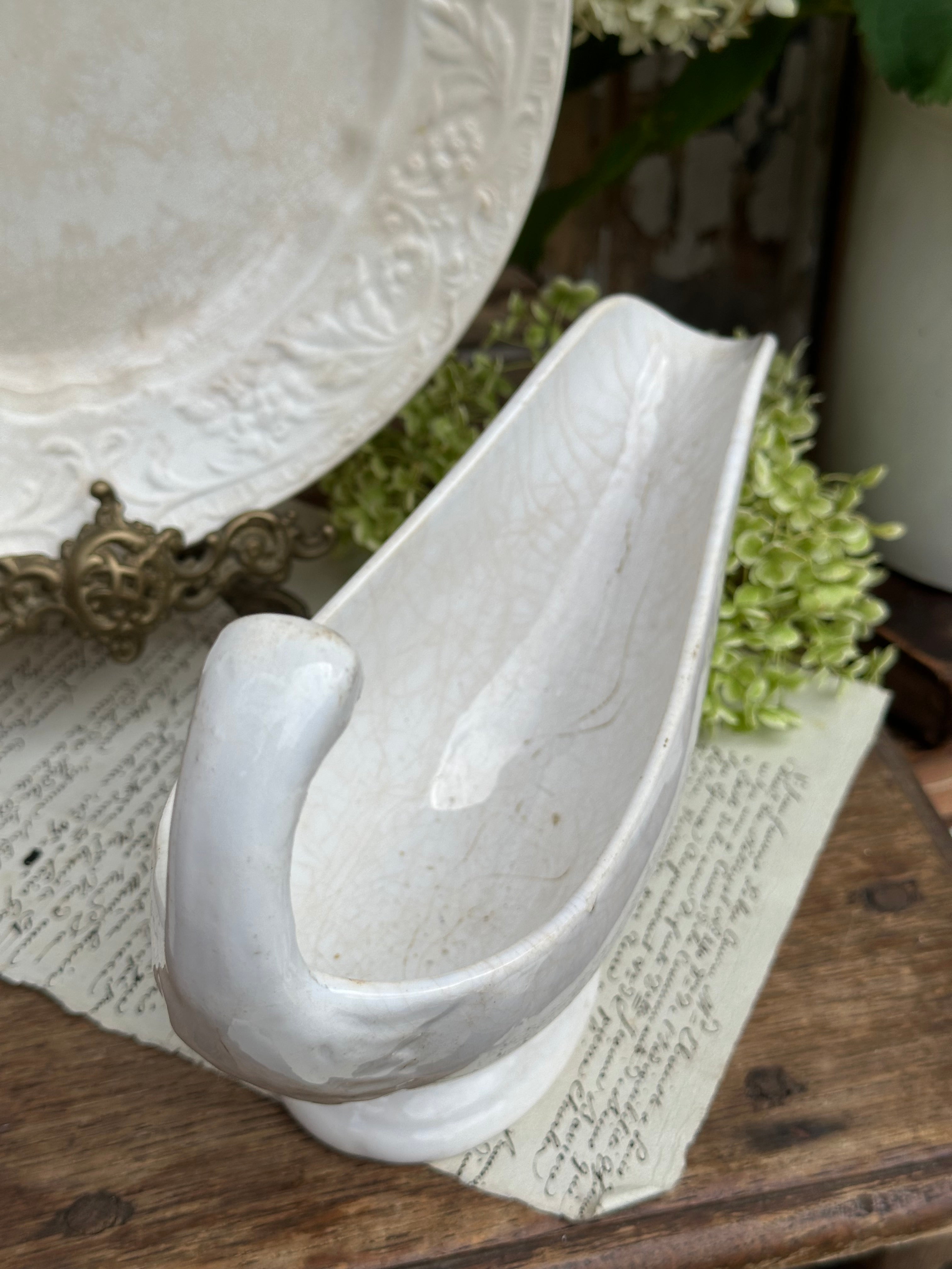 Sarreguemines Gravy Boat