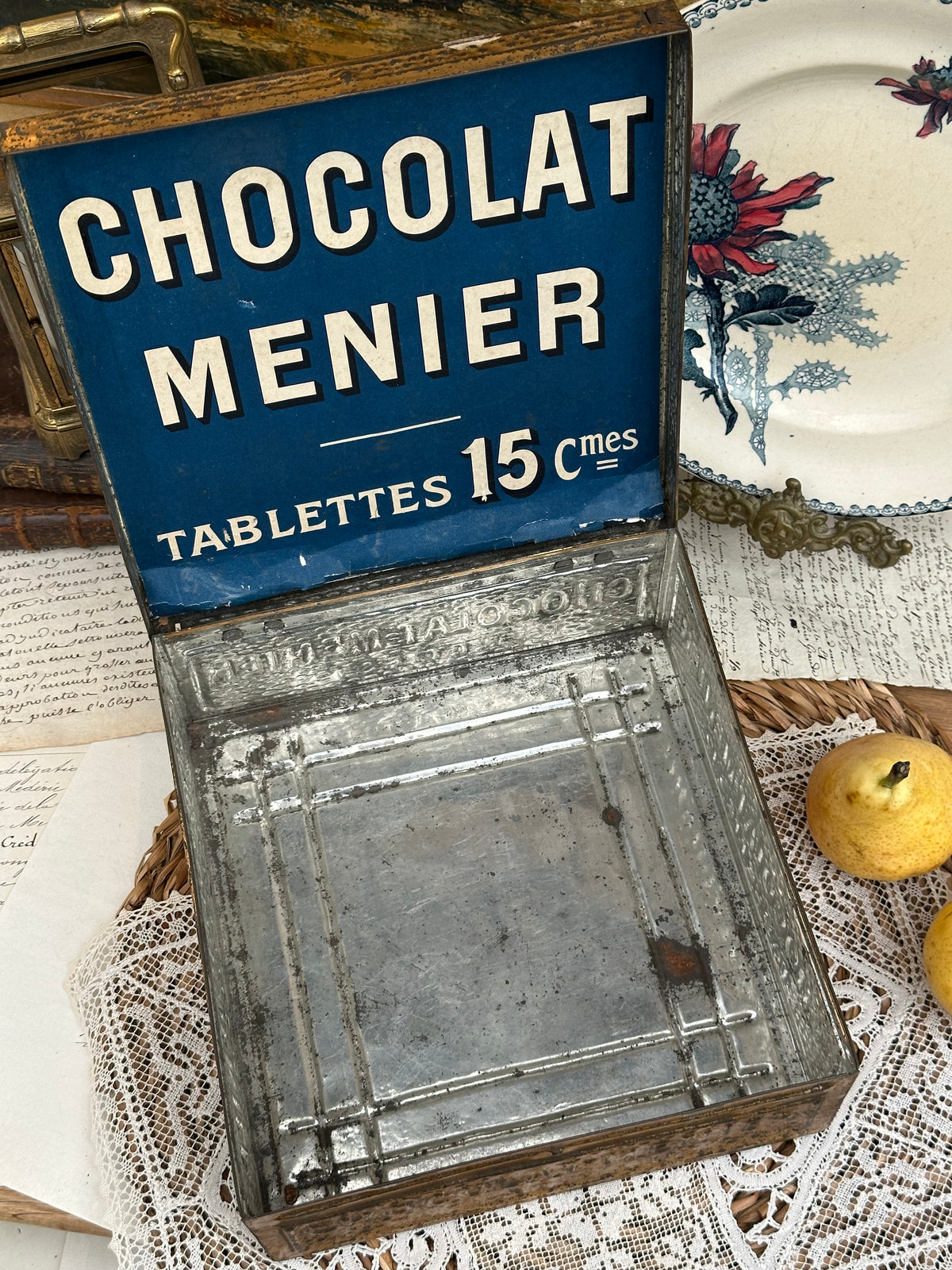Boîte en métal Chocolat Menier