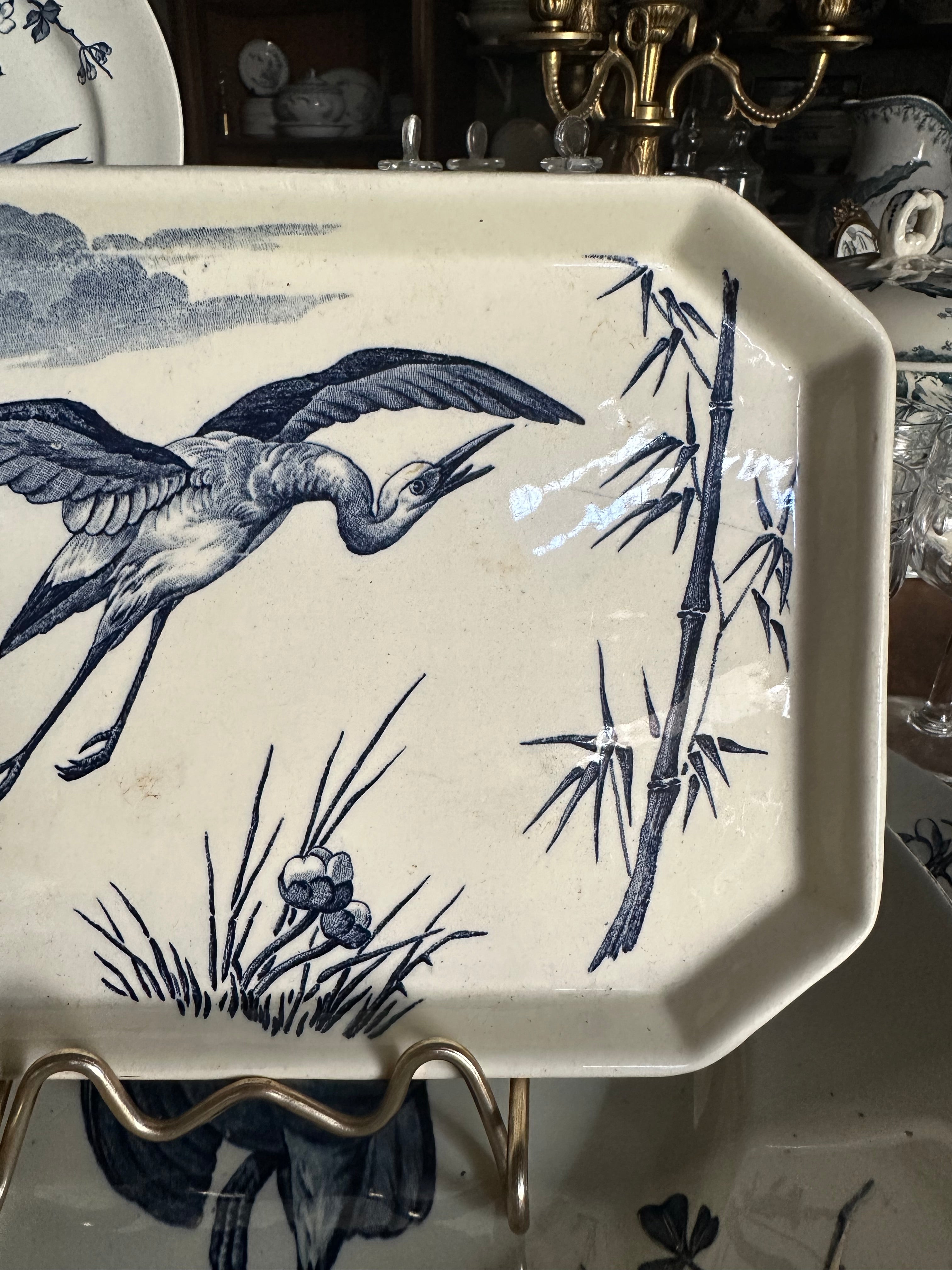 Reserved - small Lunéville Birds tray