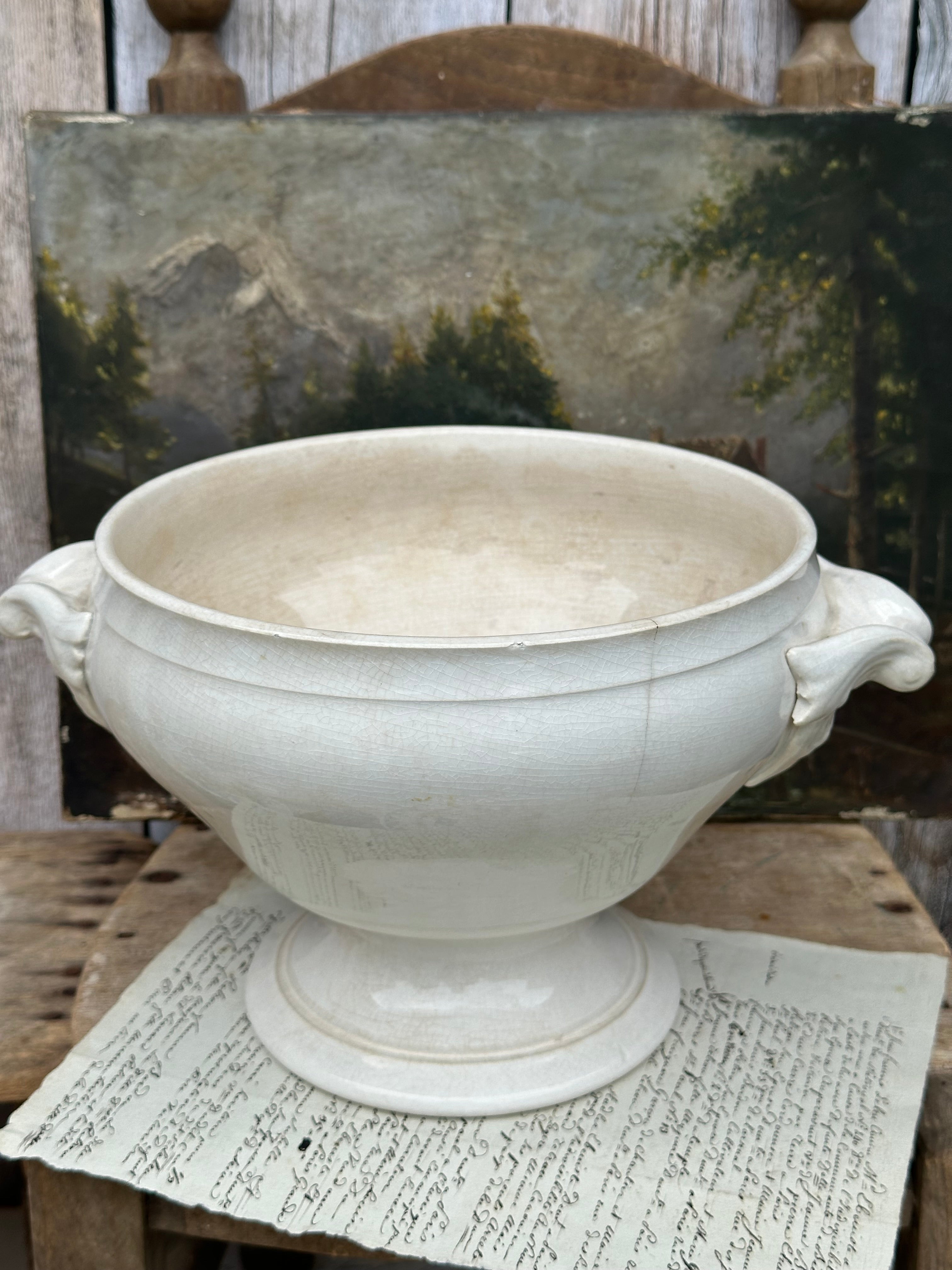 Ironstone tureen