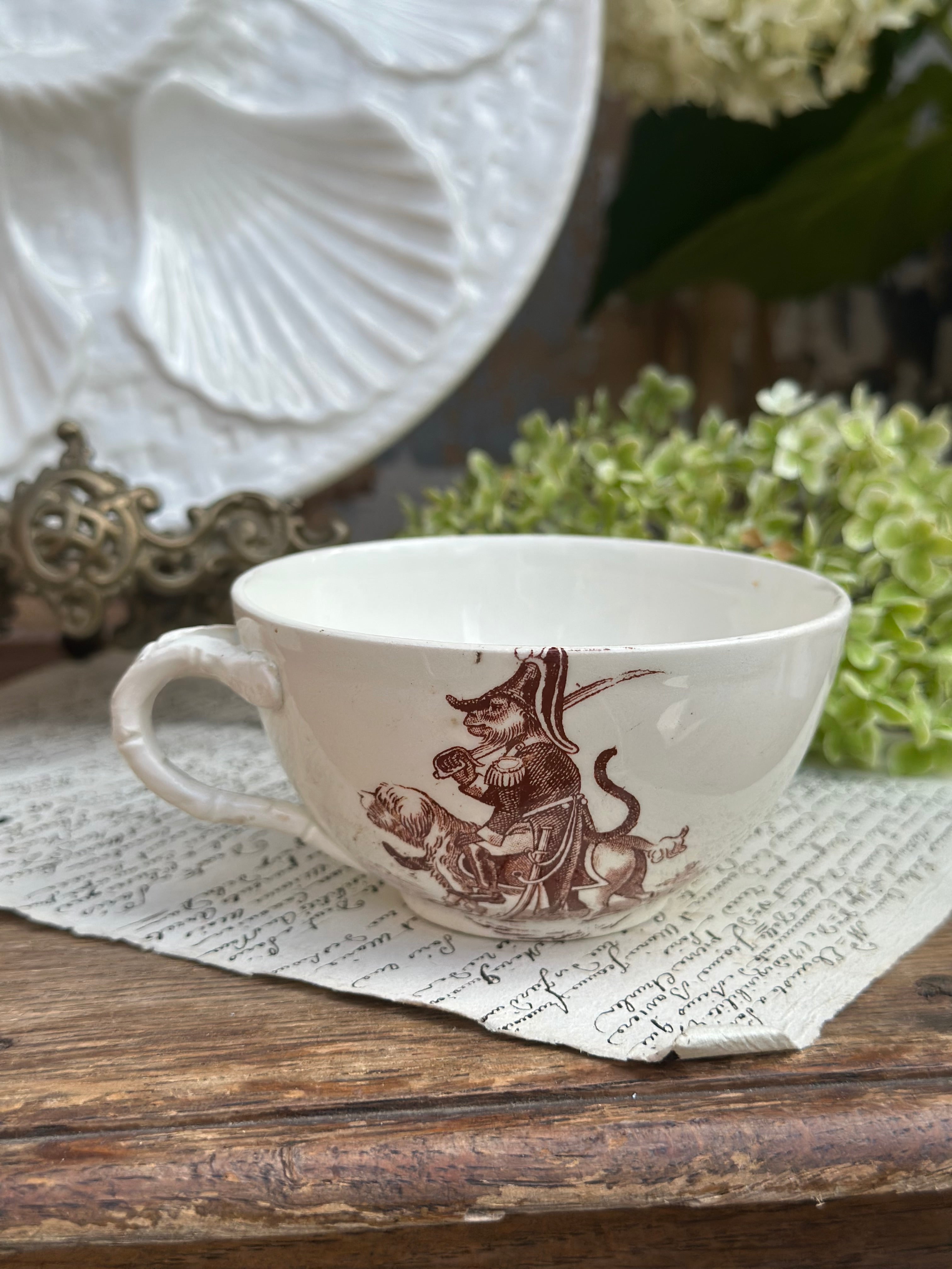 Tasse à thé Lunéville Grandville