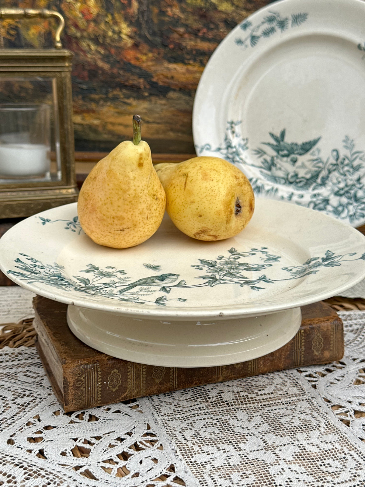Plat piédouche Longwy modèle Mignon