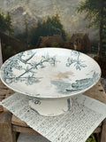 Creil et Montereau compotier, Cerisier pattern