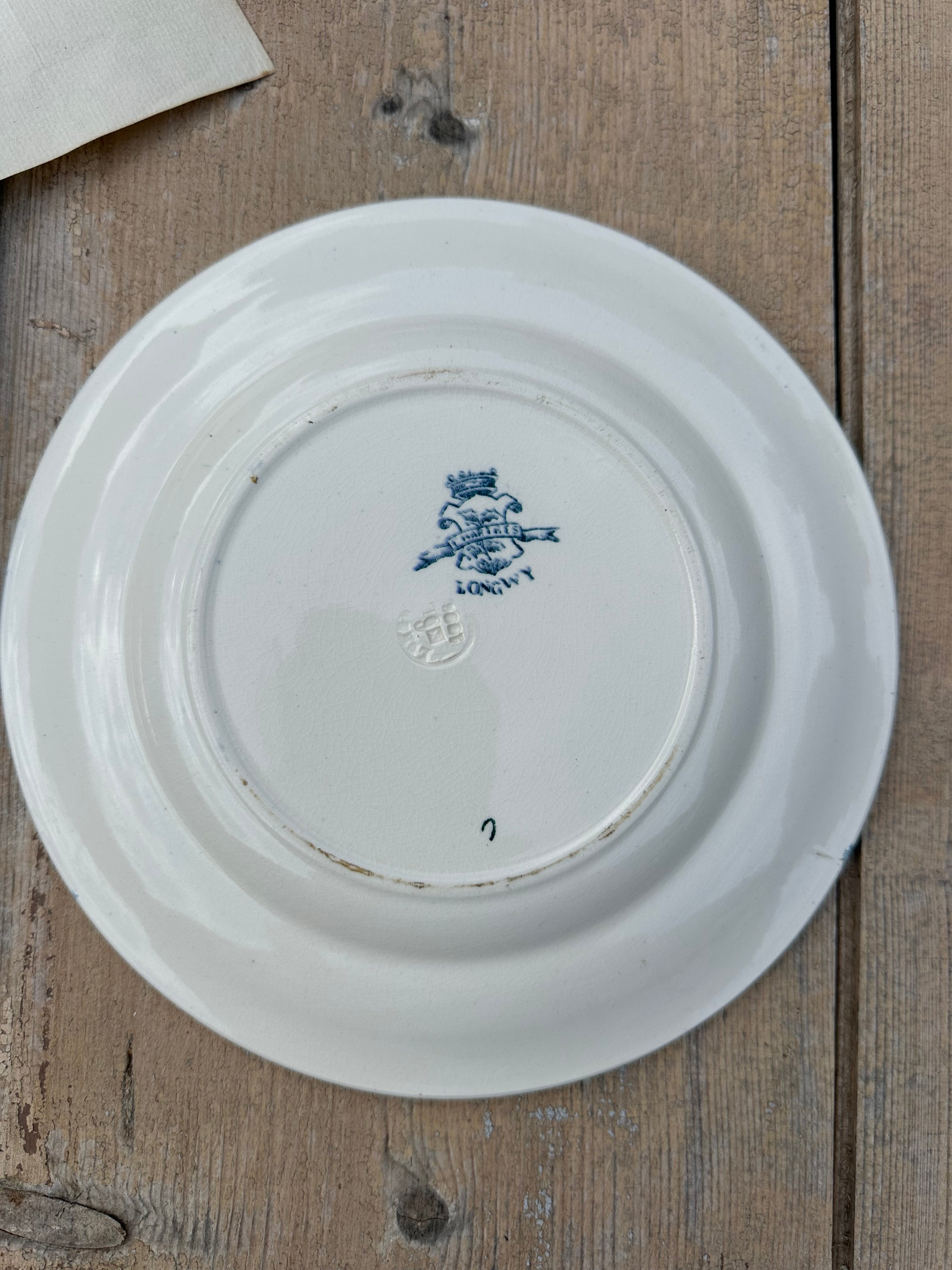 II. Set of 6 assorted dessert plates