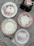 II. Set of 4 assorted deep plates