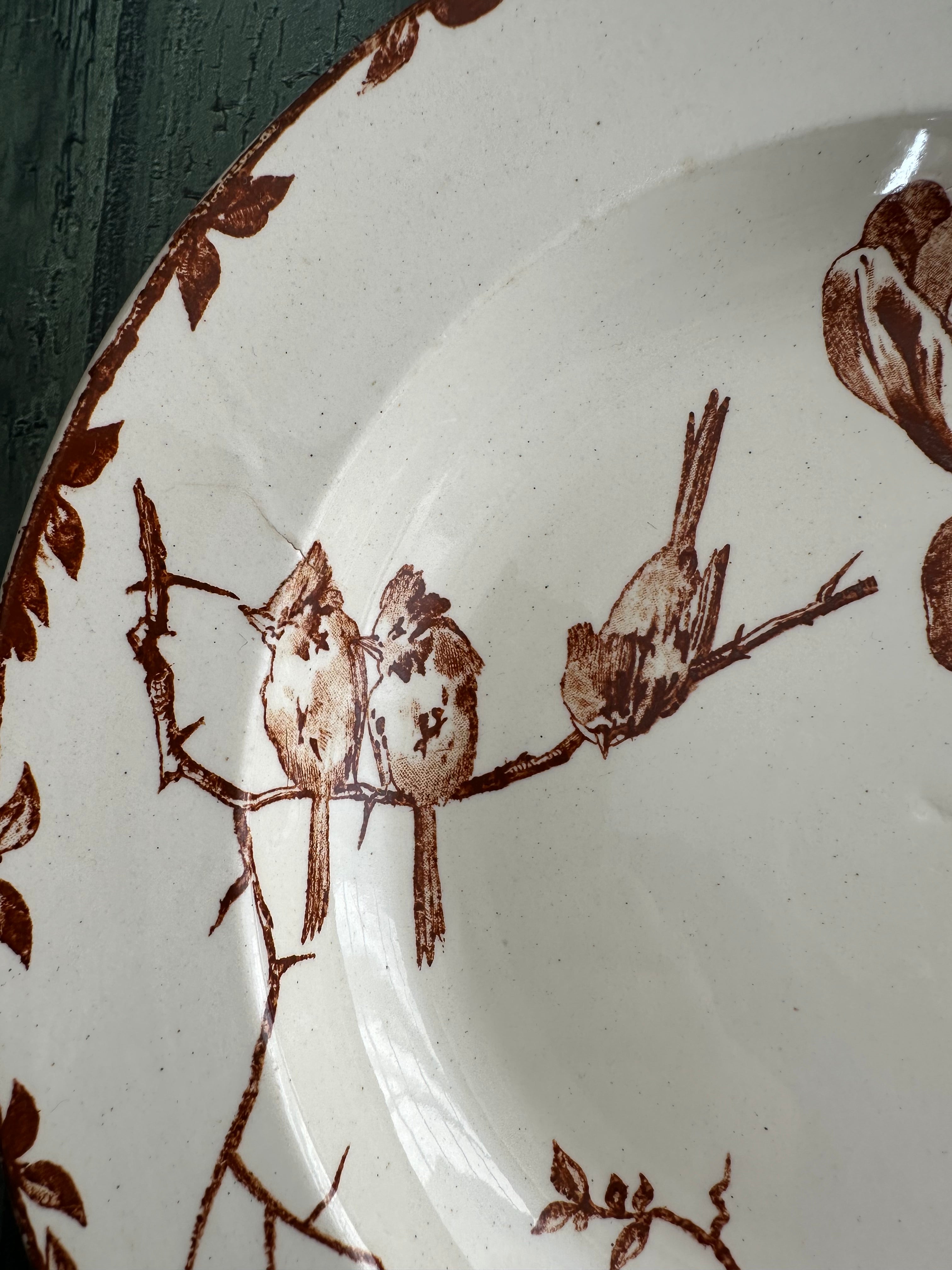 Set of 6 Choisy le Roi Oxford soup plates