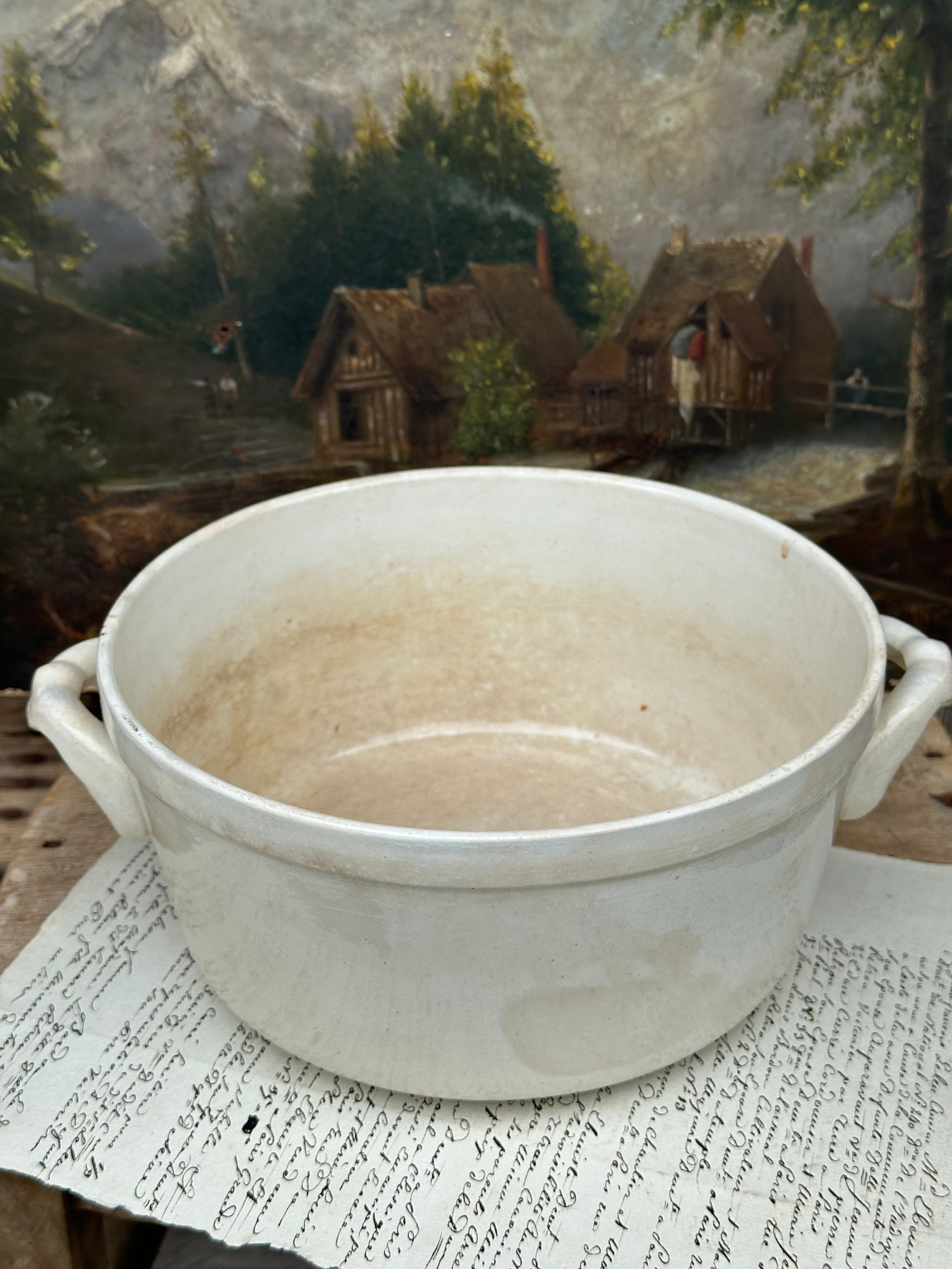 Small ironstone dish E. F. Bordeaux (Edouard Fenal)