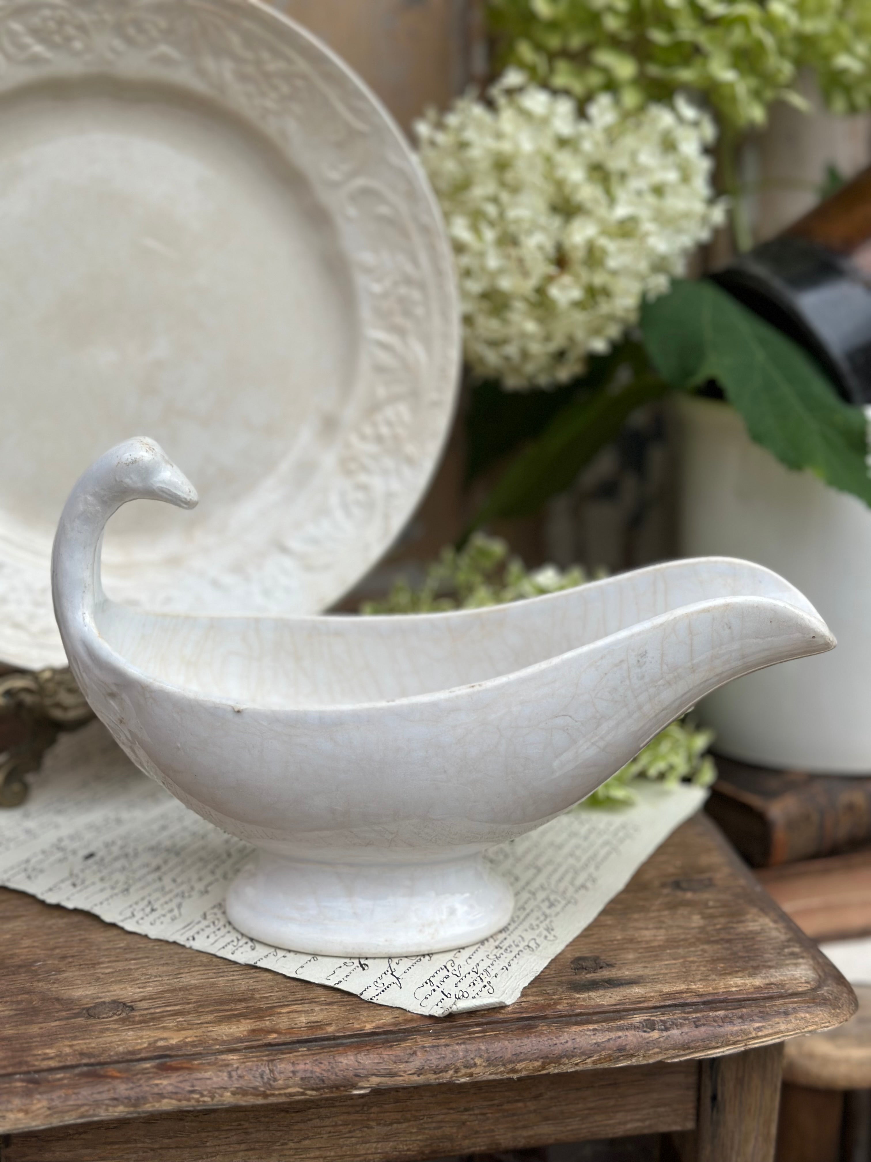 Sarreguemines Gravy Boat