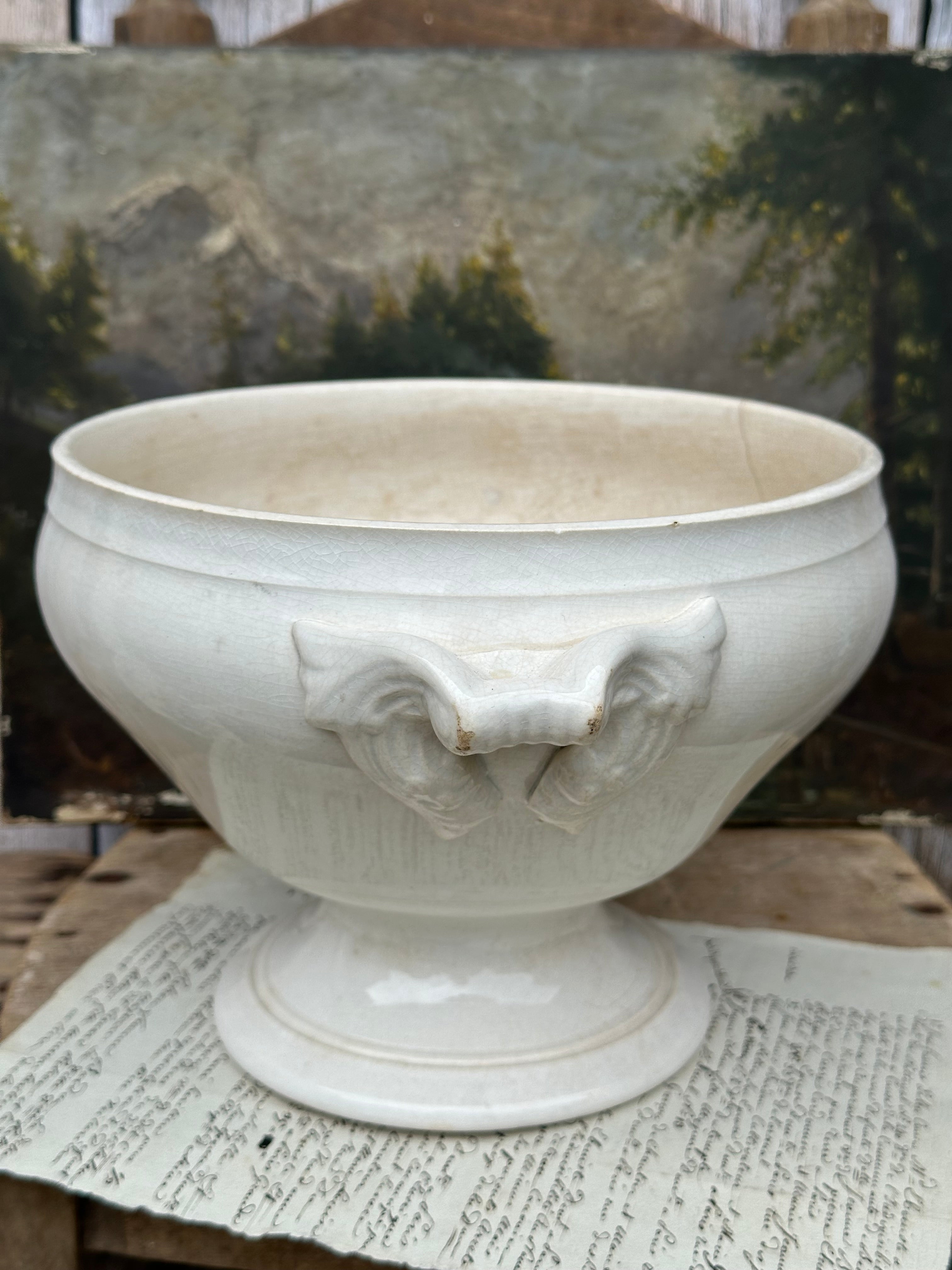 Ironstone tureen