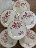 Set of 6 Sarreguemines Favori plates