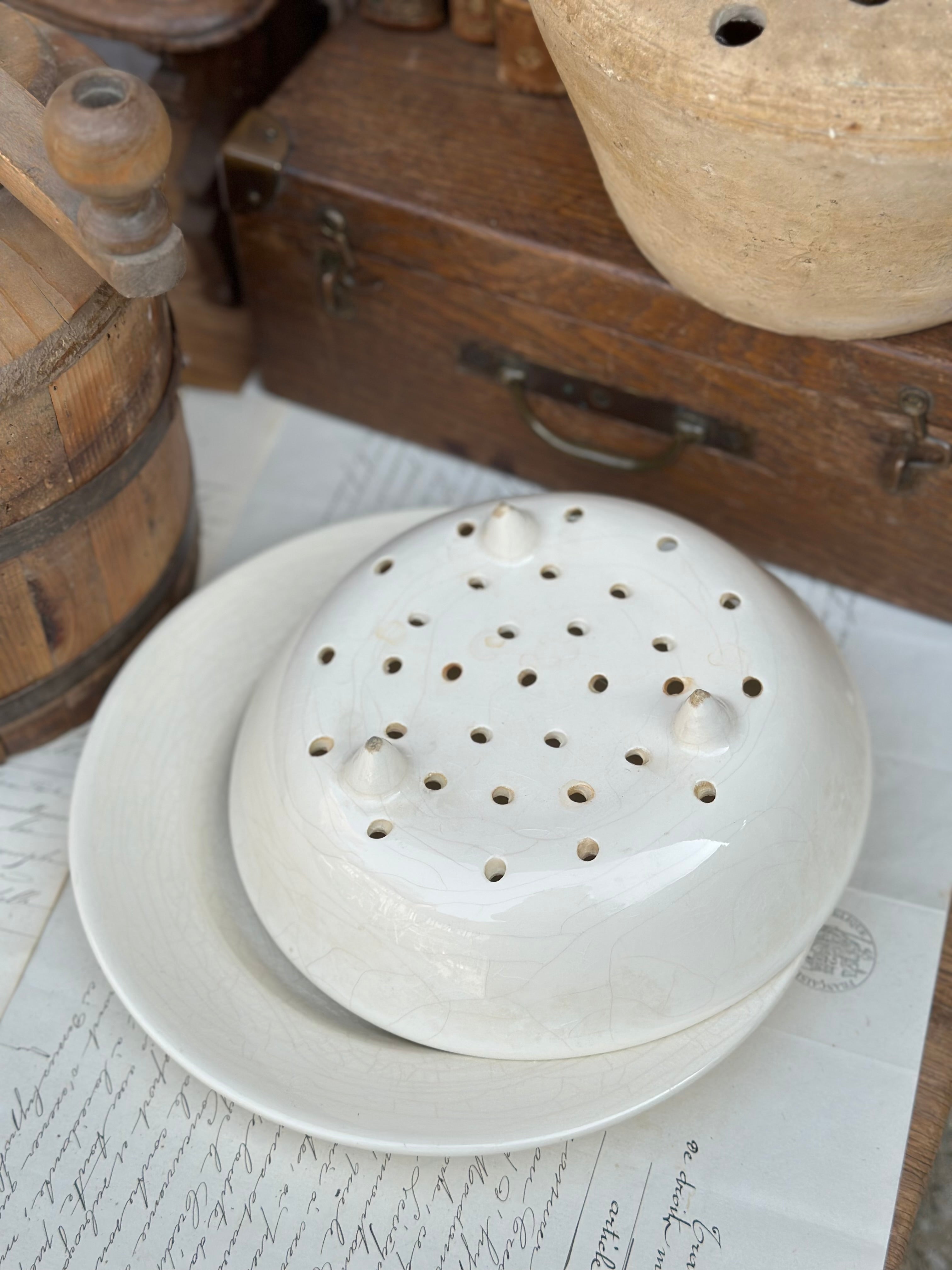 Flat dish rack with drip tray Charolles