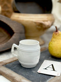 A. Mustard pot / Sarreguemines mug