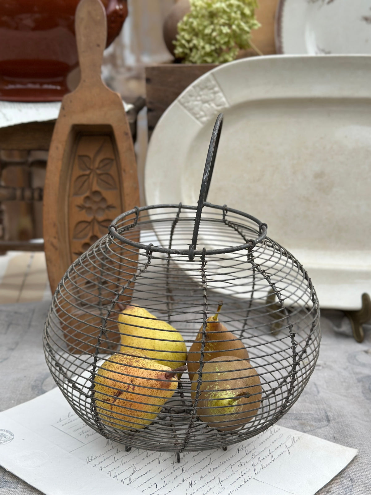 Panier en fil de fer