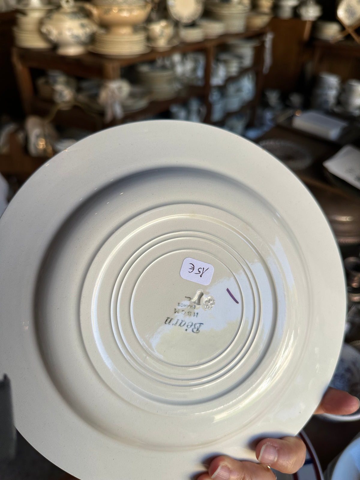 Assiette creuse Bearn
