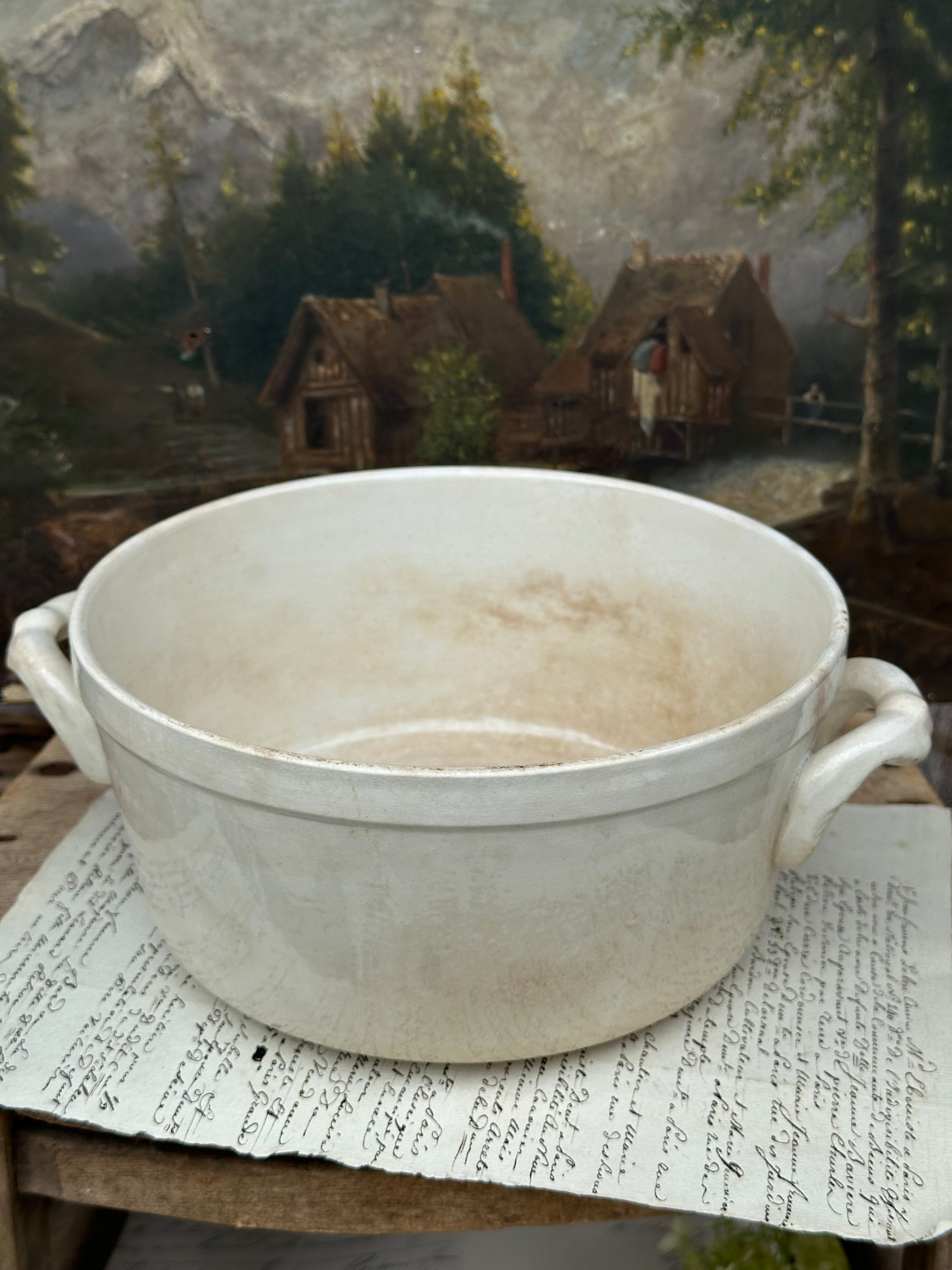 Small ironstone dish E. F. Bordeaux (Edouard Fenal)