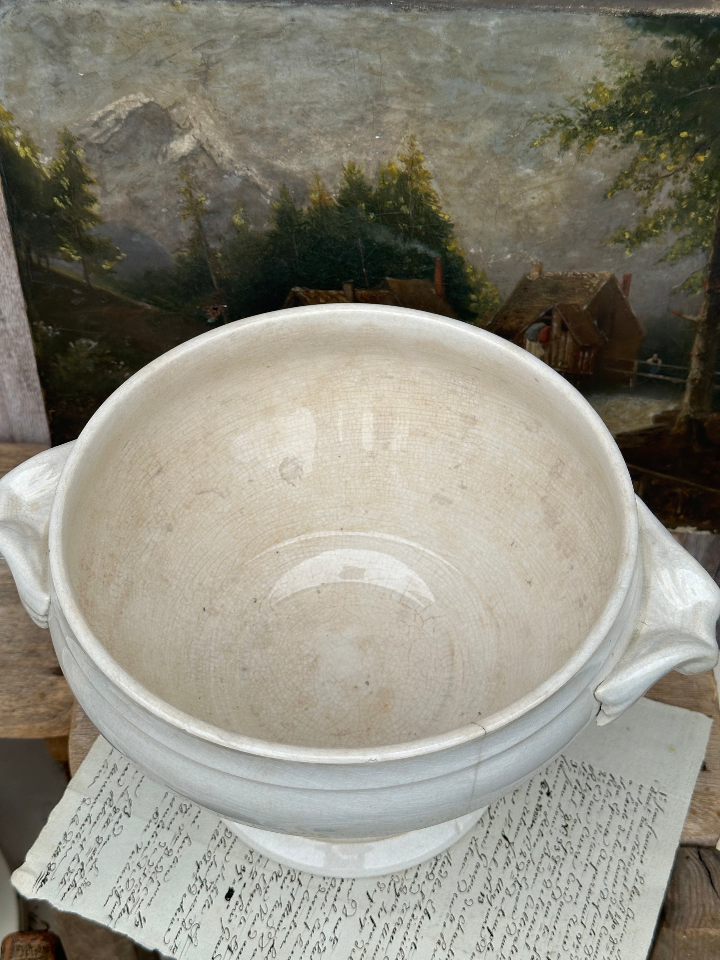 Ironstone tureen