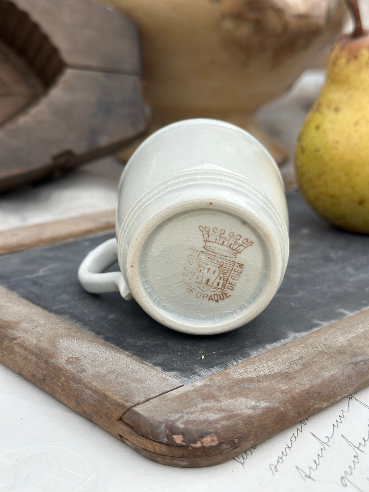 Gien mustard pot / mug