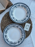 C. Duo d'assiettes creuses Choisy le Roi modèle Lyonnais