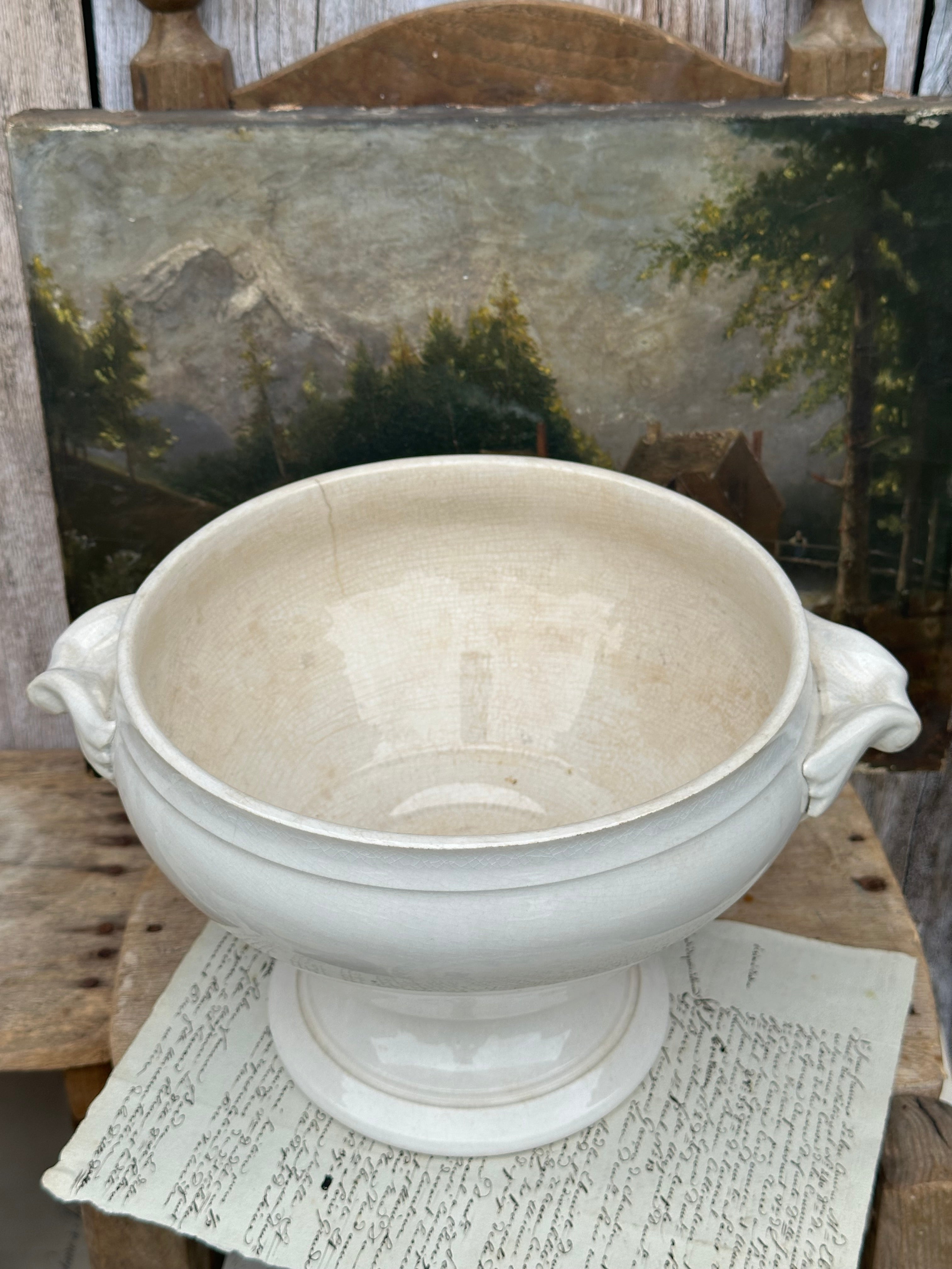 Ironstone tureen