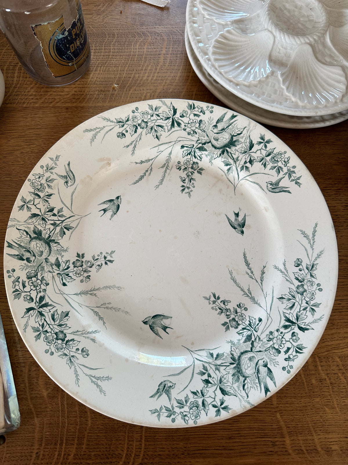 Plat rond Creil et Montereau Linotte