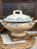 Patinated Debray tureen Guadeloupe model