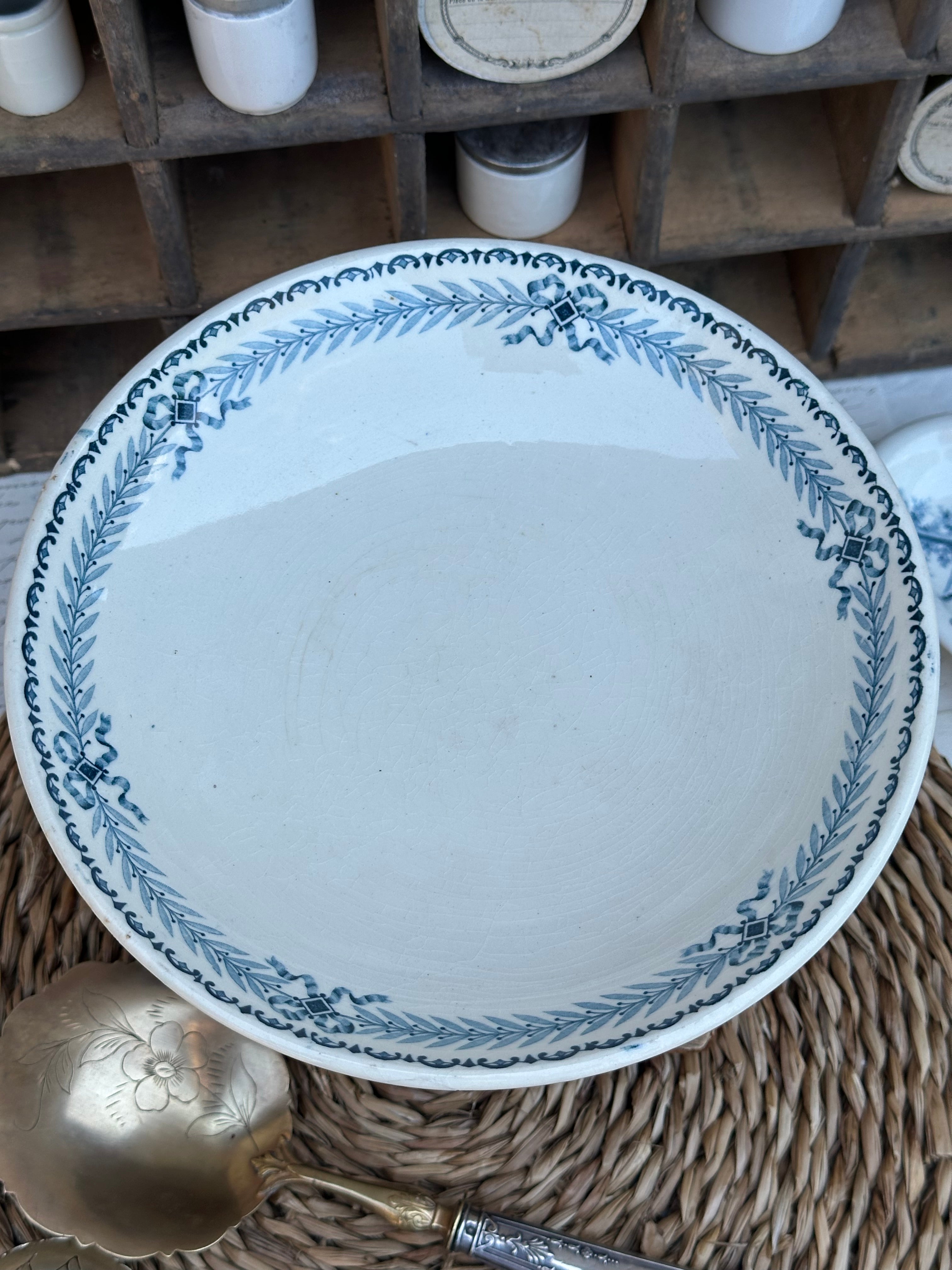 Compotier terre de fer Choisy le Roi modèle Chinon