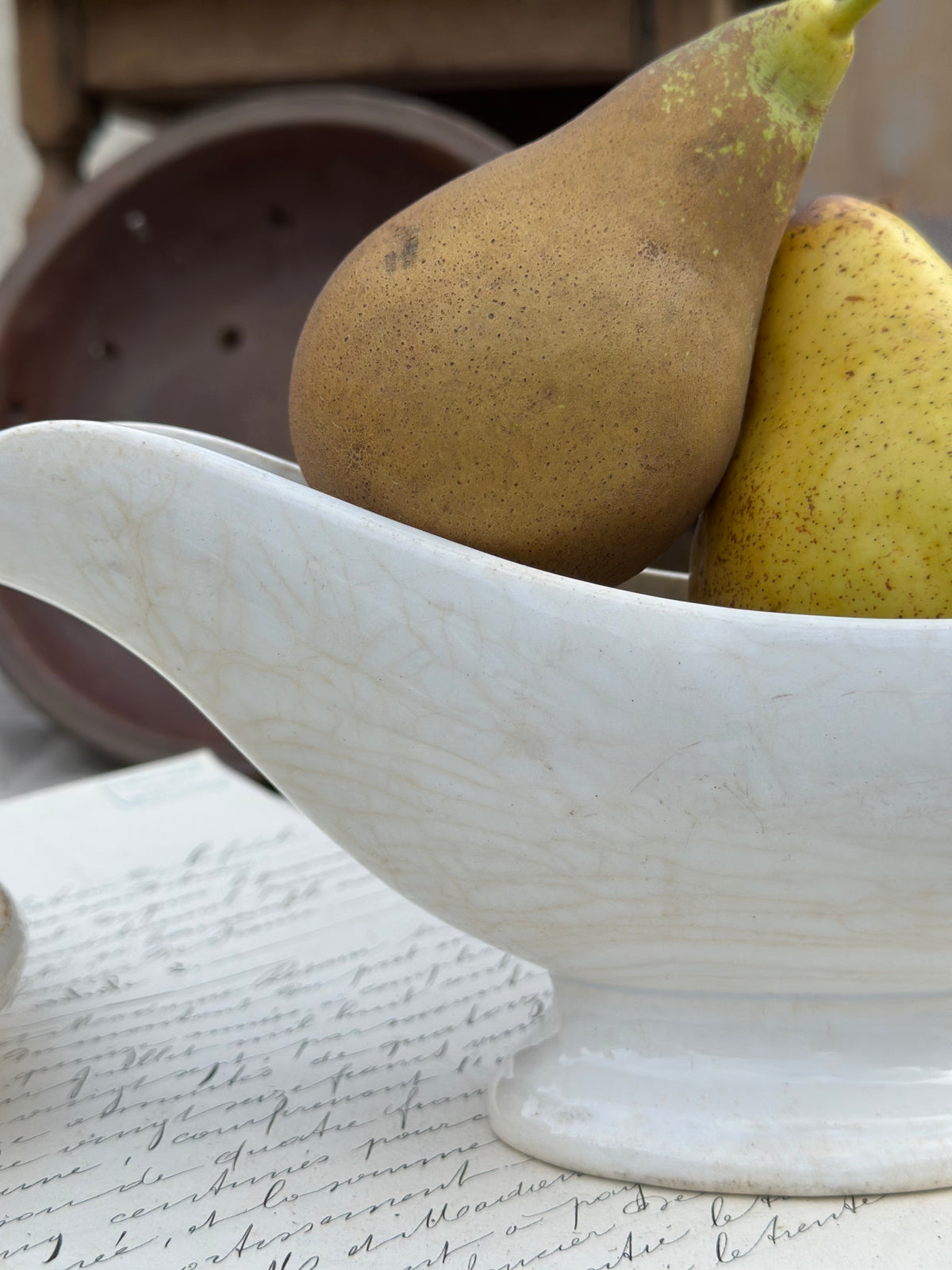 Sarreguemines Gravy Boat