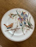 Deux assiettes Longwy Iris oiseaux