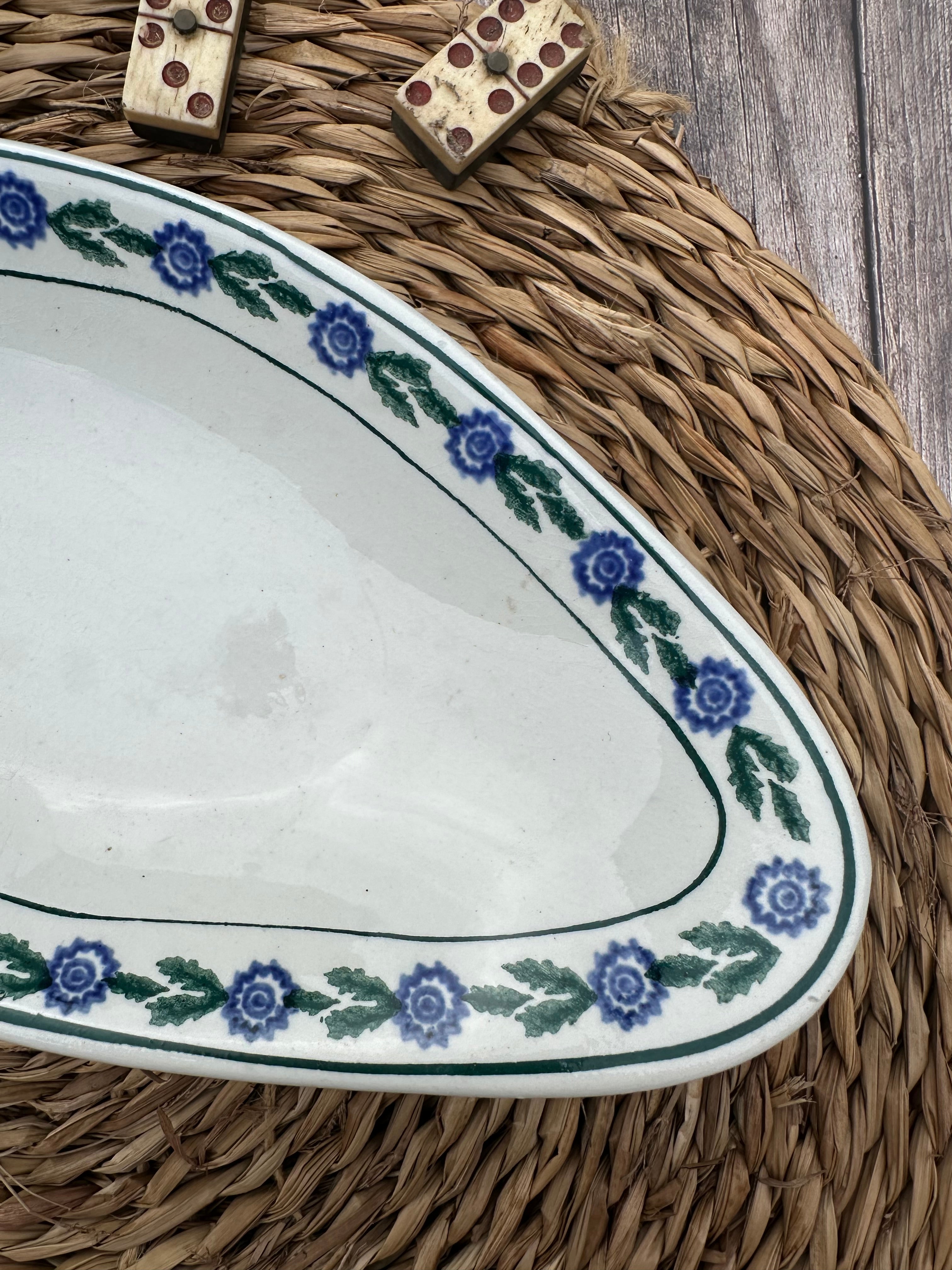 St. Amand ironstone relish dish