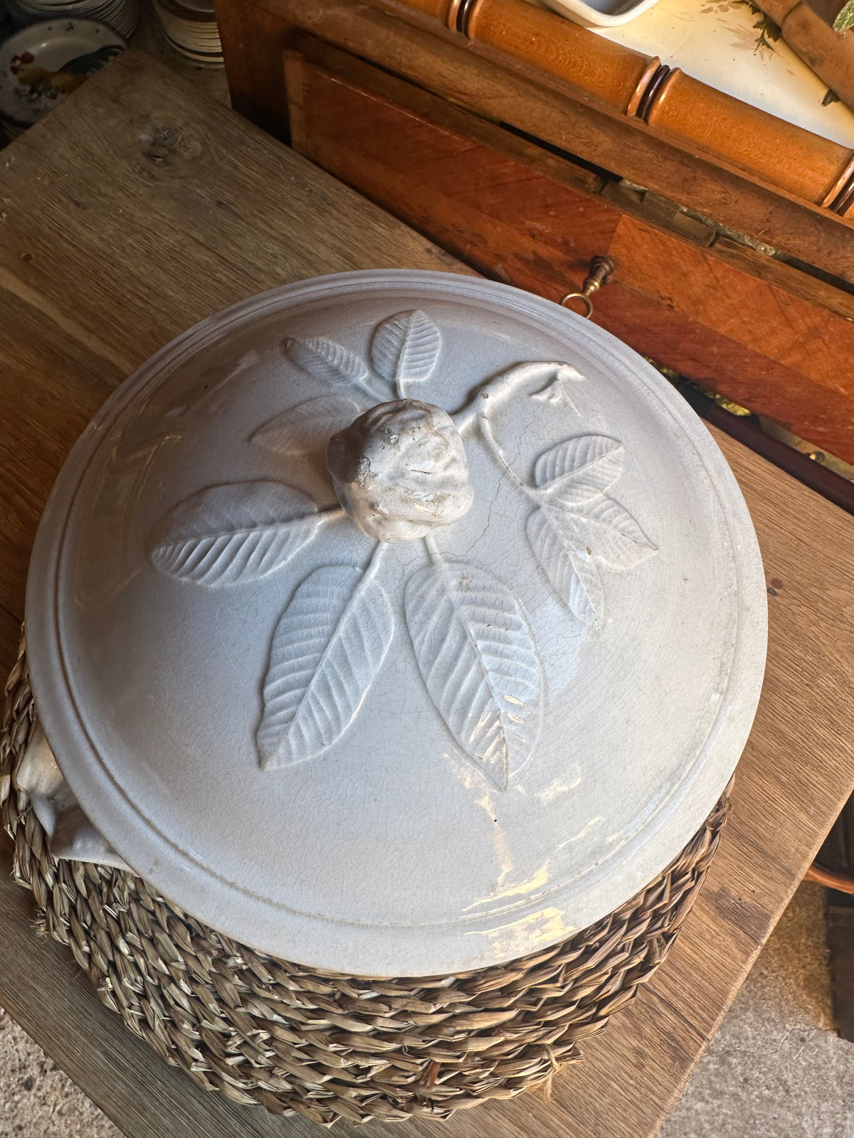 Soupière blanche Sarreguemines