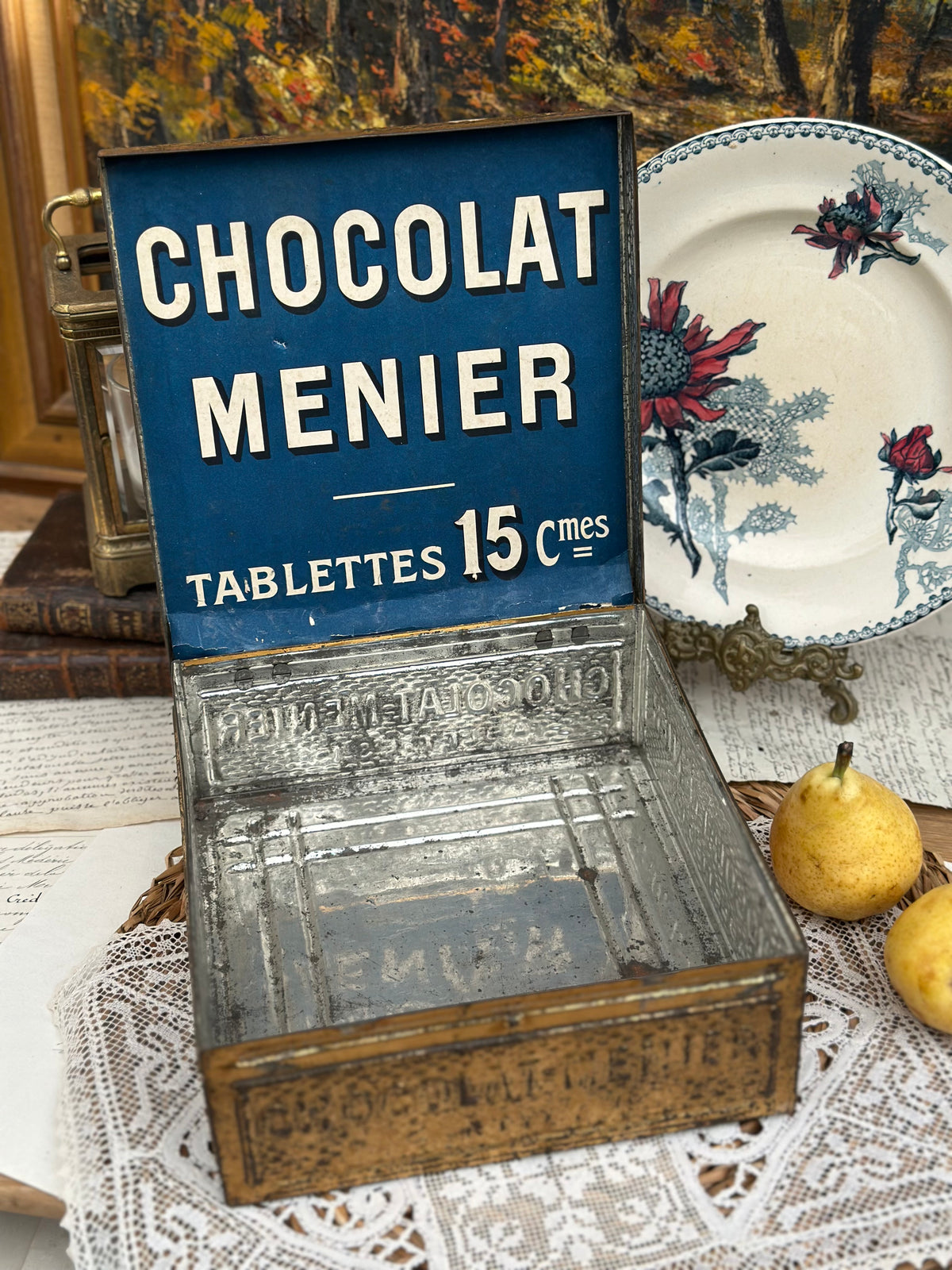 Boîte en métal Chocolat Menier