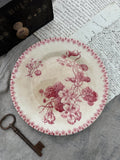 Gien Capucine Pattern Patinated Dessert Plate