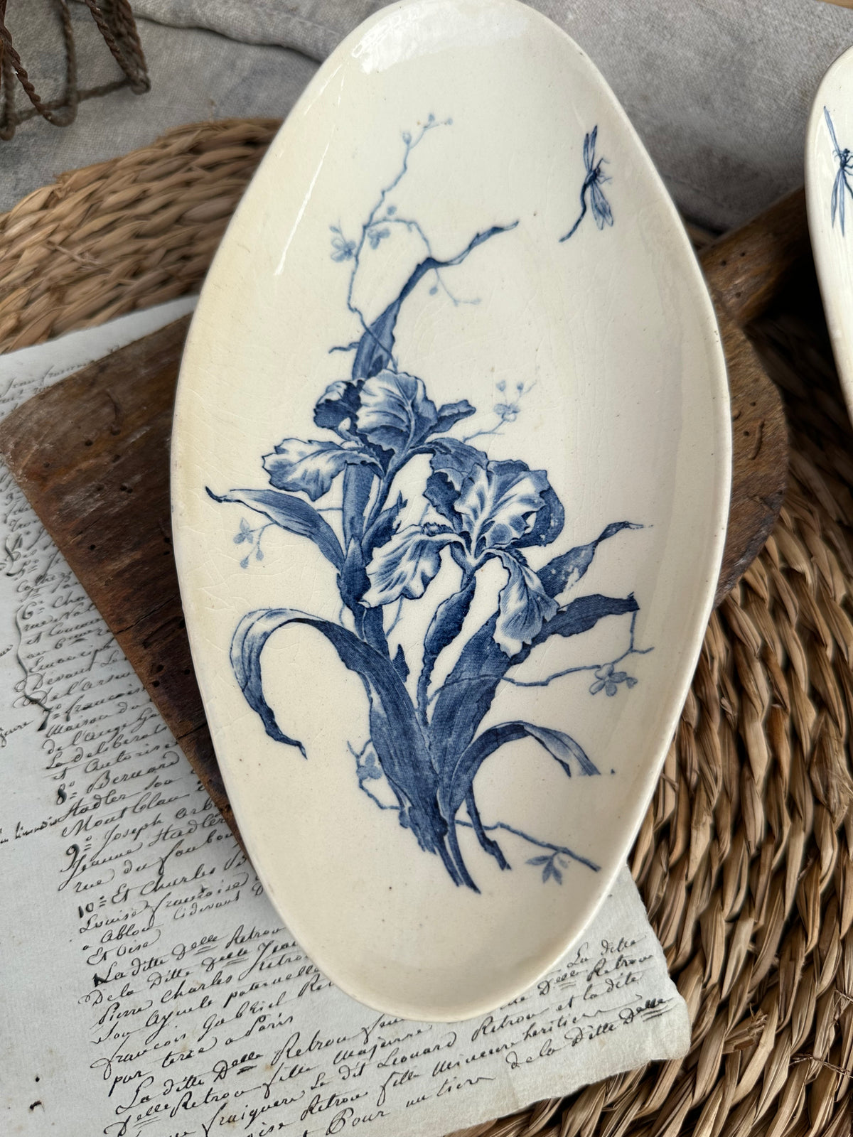 I. Ravier Gien Iris pattern