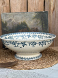 Large ironstone salad bowl Choisy le Roi Lyonnais model