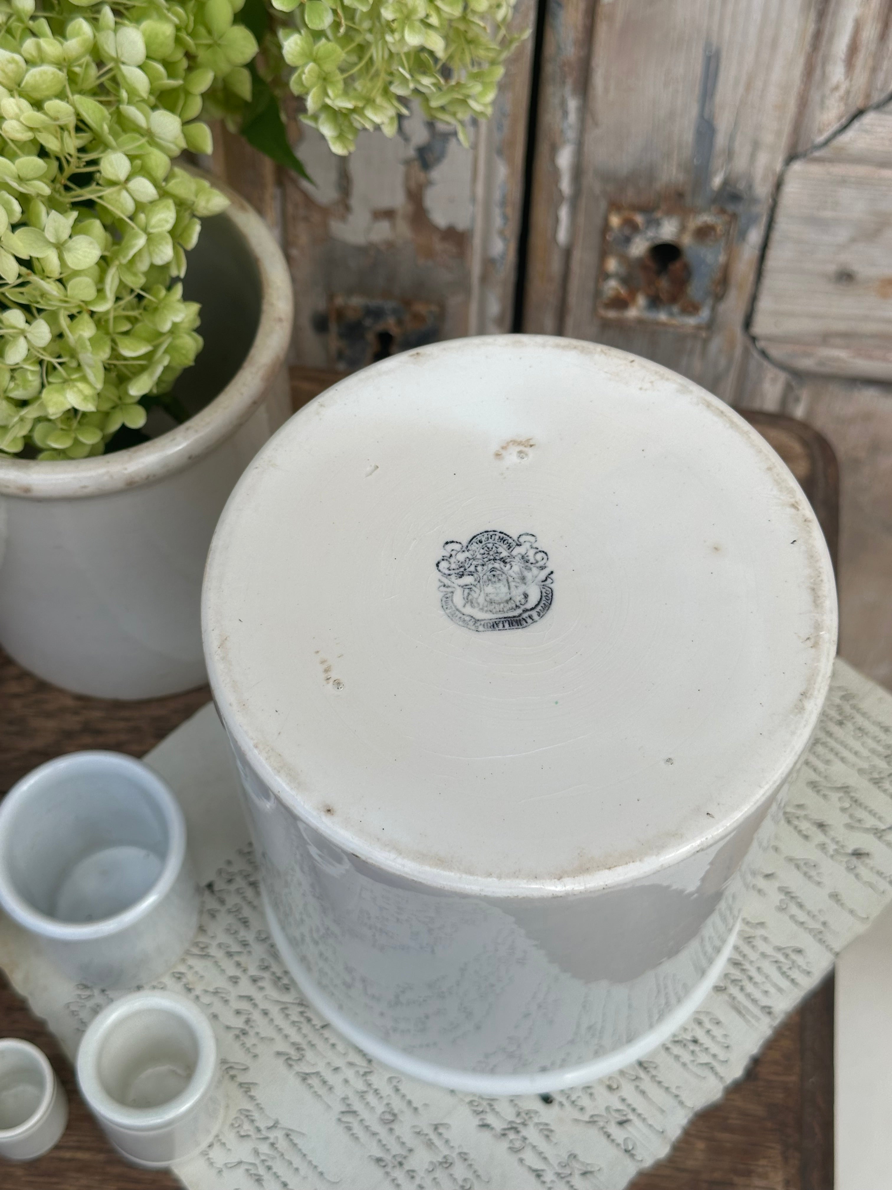 I. Très grand pot Jules Vieillard Bordeaux XIXème - H15cm
