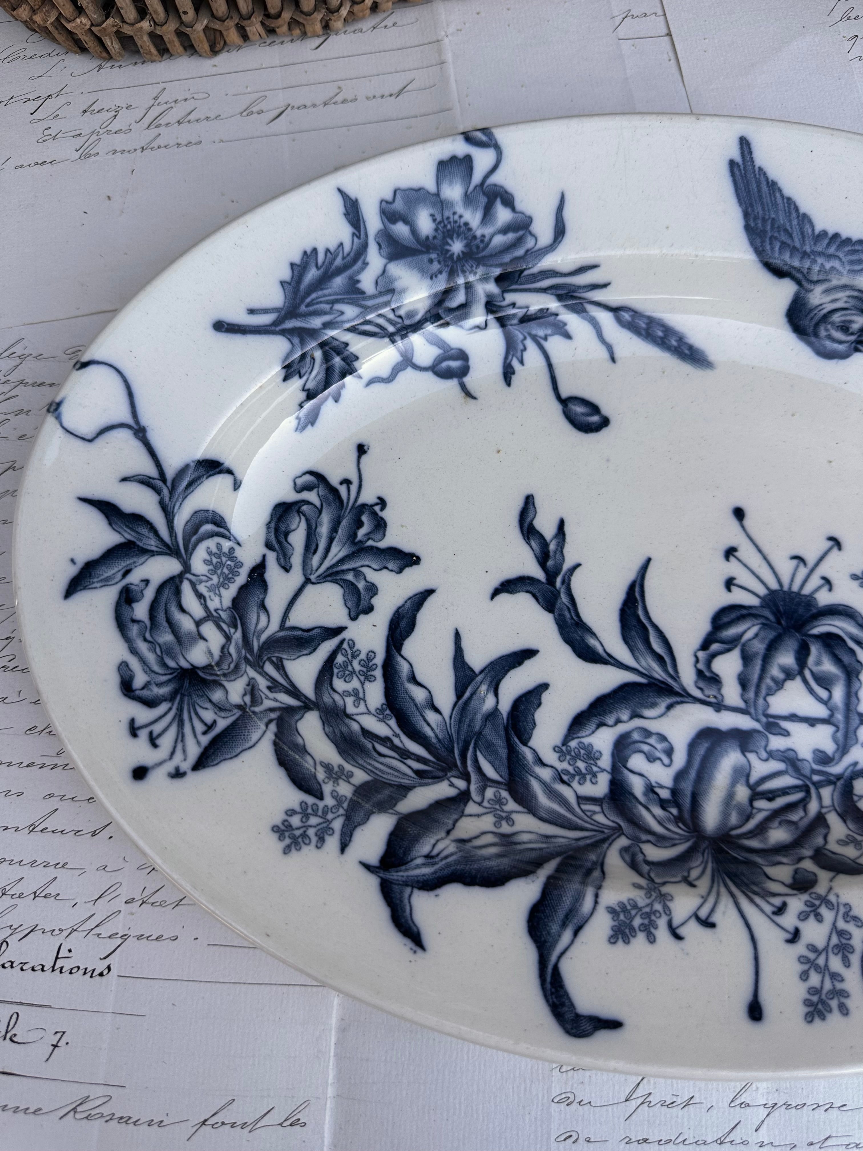 BFK Flora oval dish
