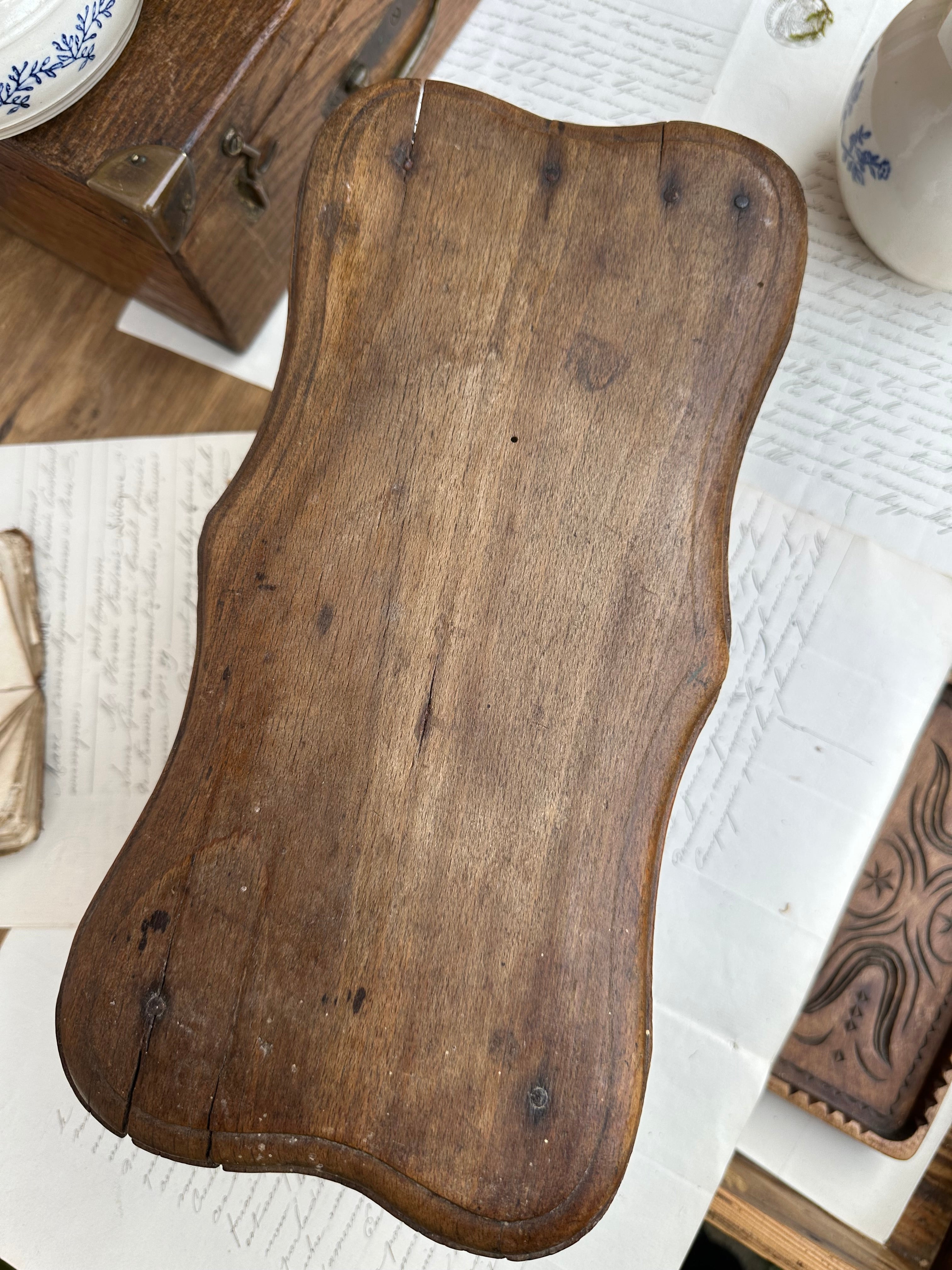 I. Small antique stool