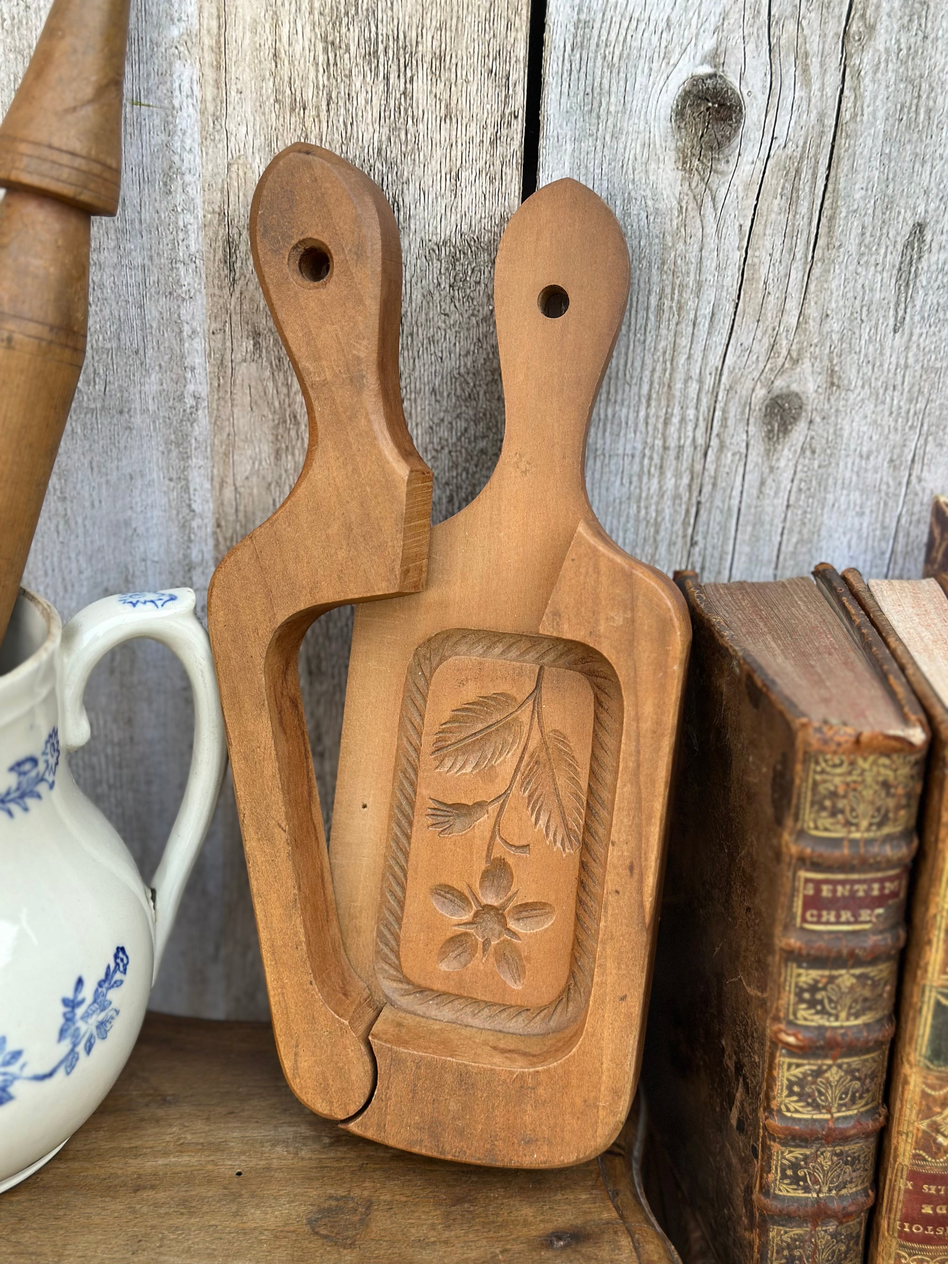 Wooden butter mold