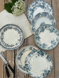 I. Set of 6 mismatched dessert plates