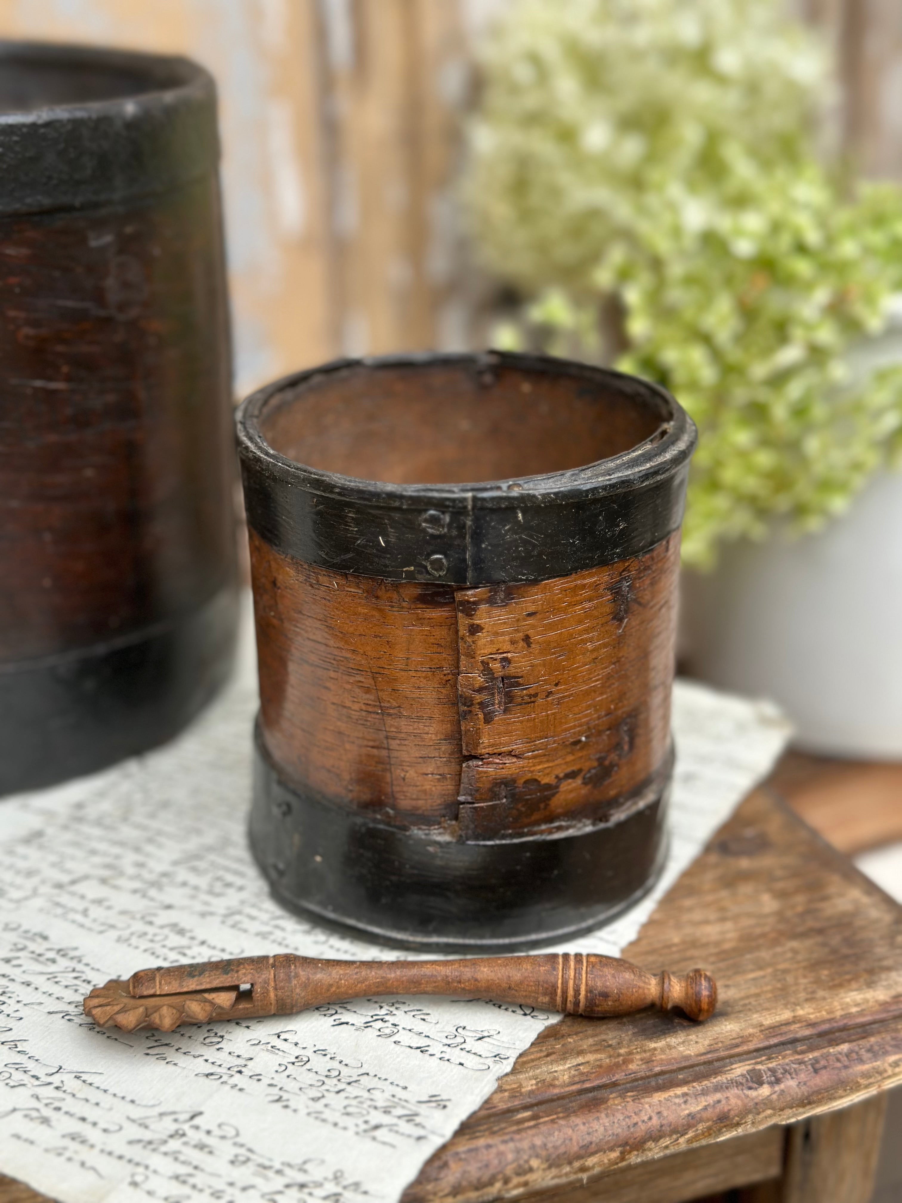 Mesure à grains en bois - 10cm