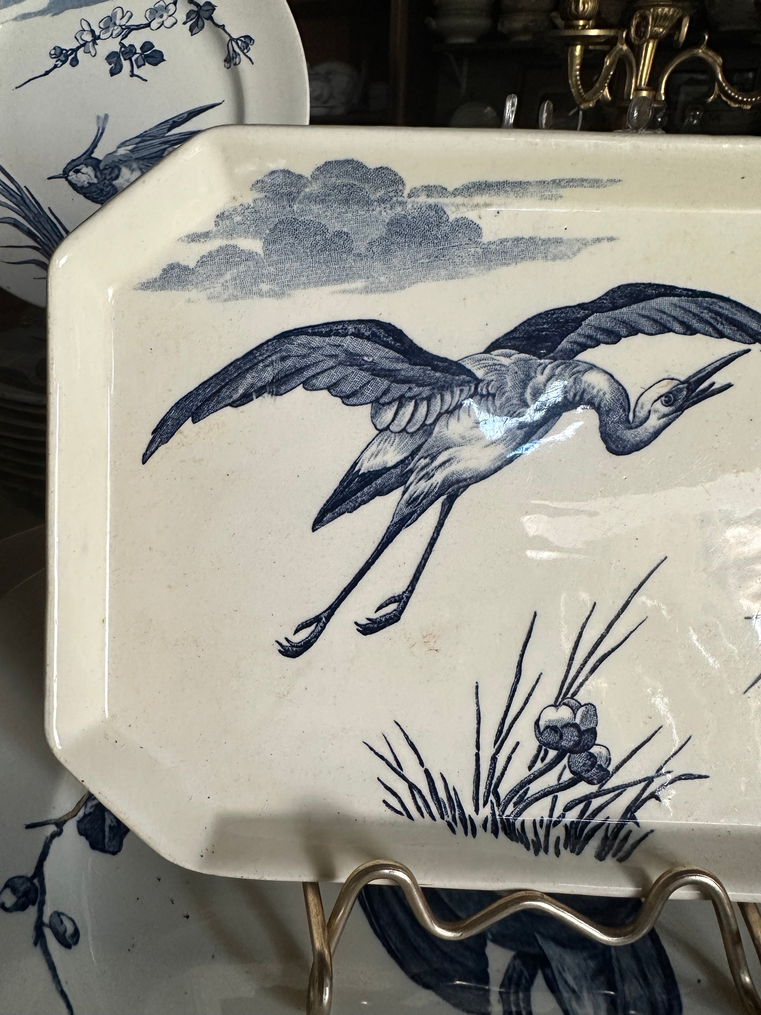 Reserved - small Lunéville Birds tray
