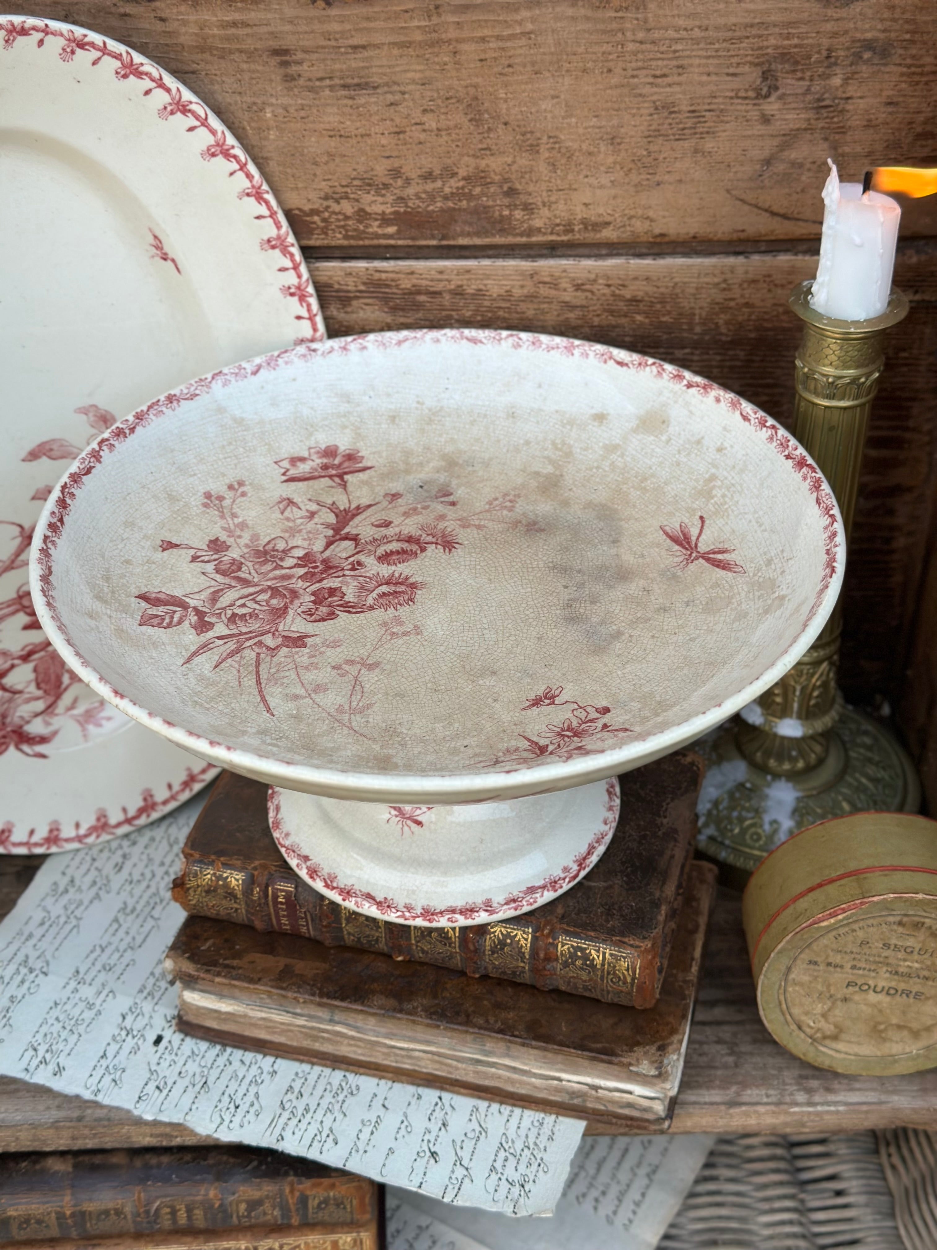 Large Choisy le Roi French Service Compote Bowl