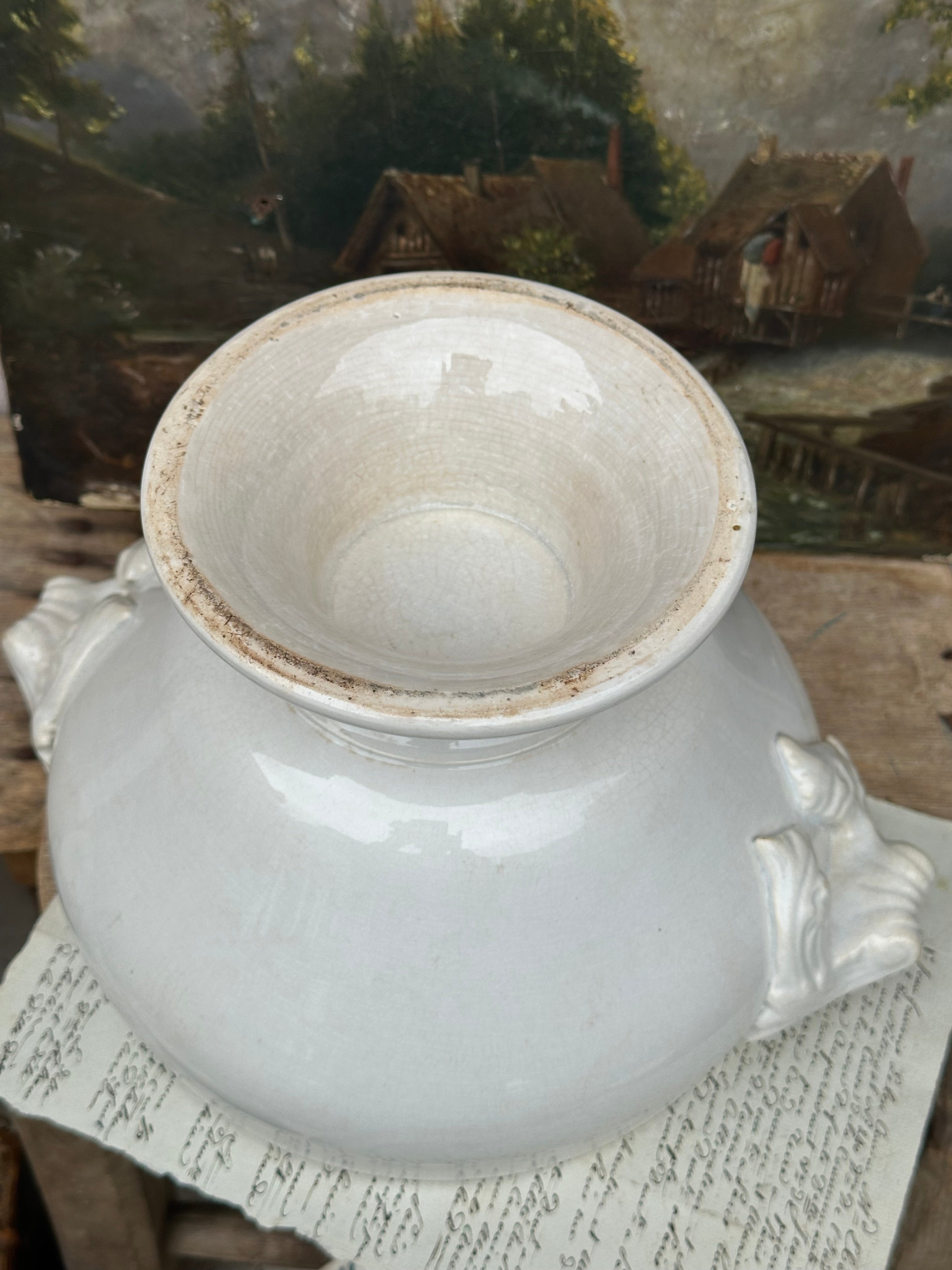 Ironstone tureen