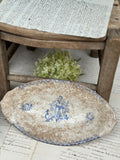 Large ironstone relish dish Onnaing AMOURS model