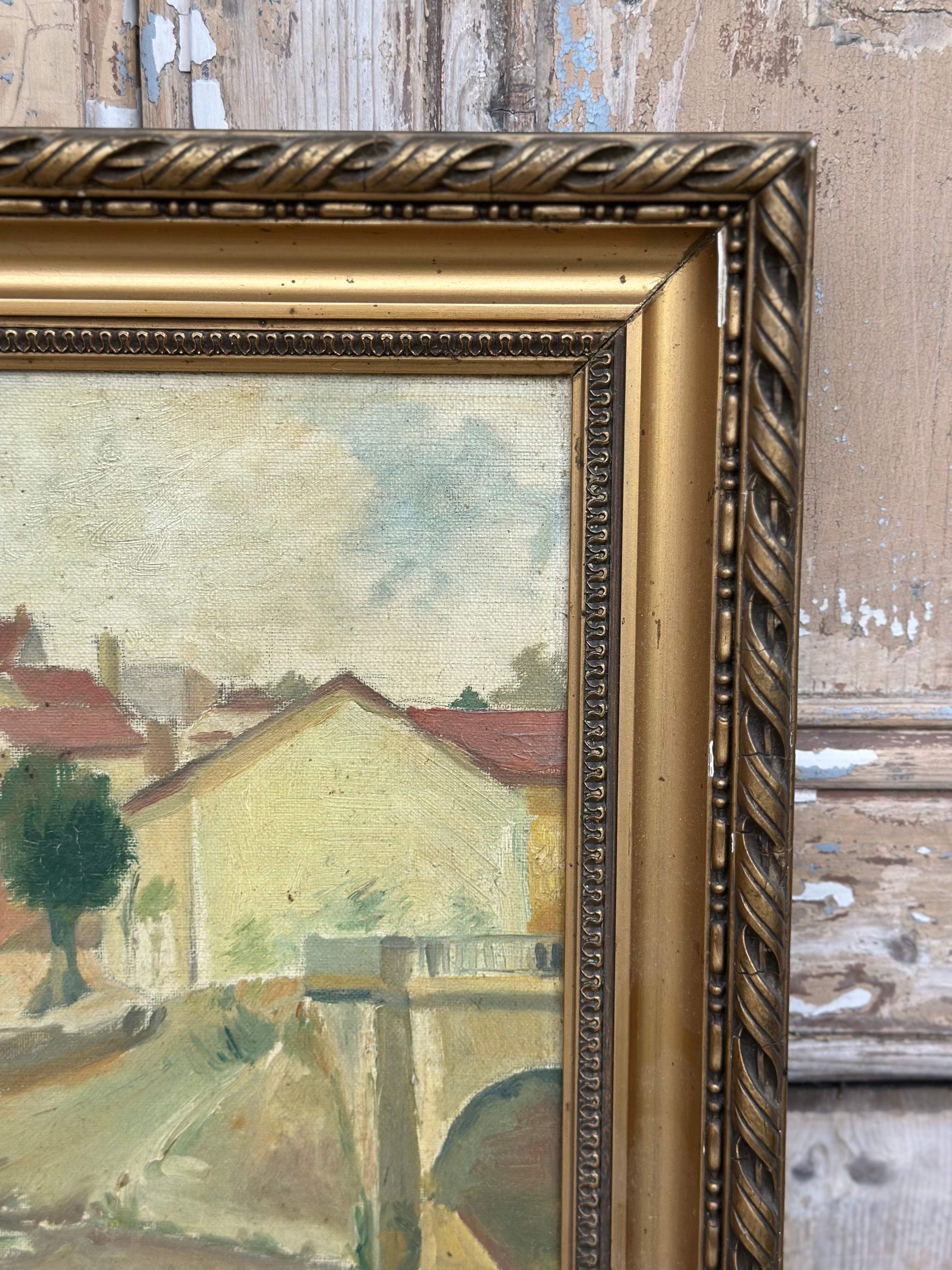Sublime l'huile sur panneau entoilé, encadré, signé