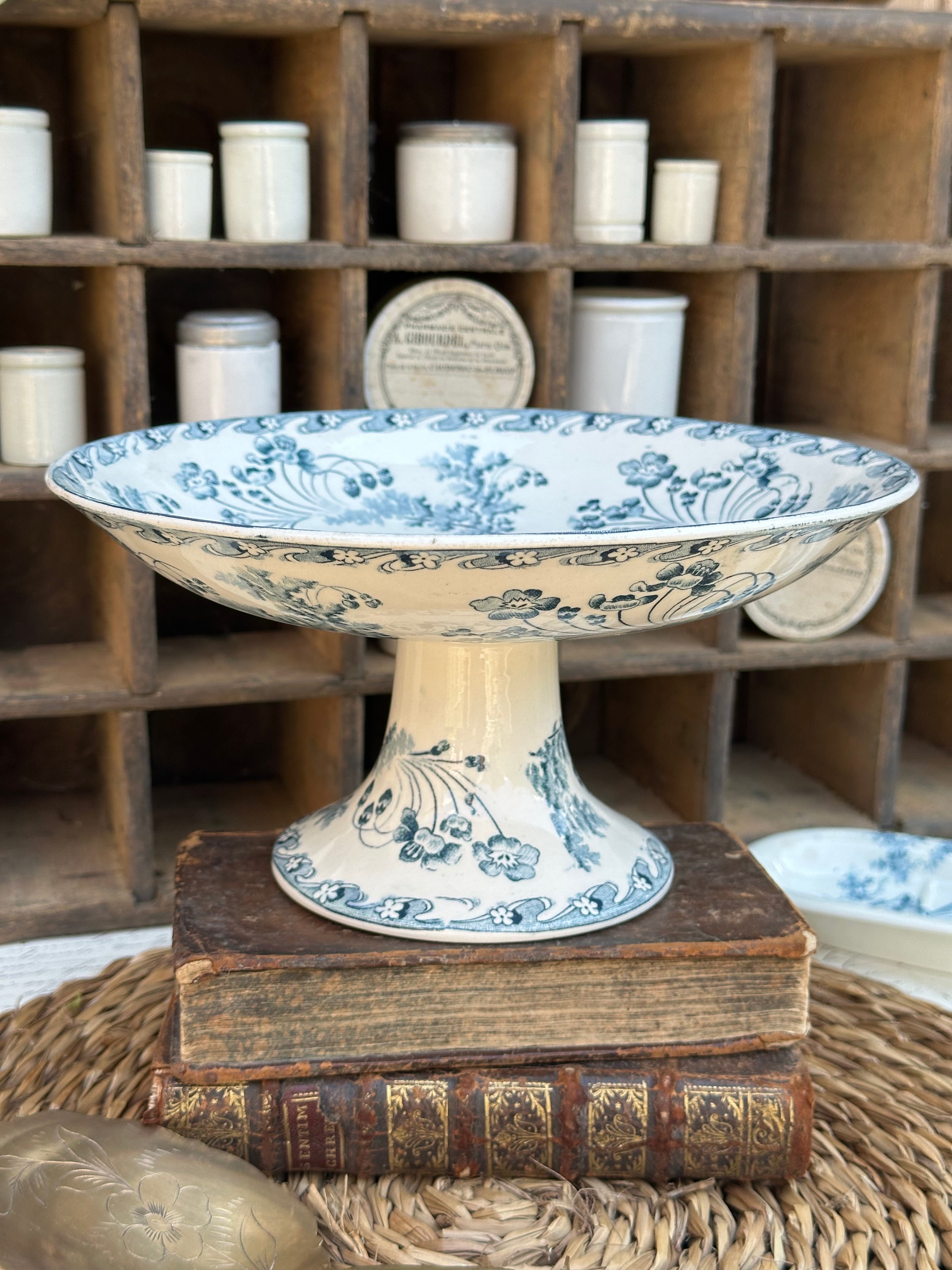 Fruit bowl terre de fer Longwy Chartres model