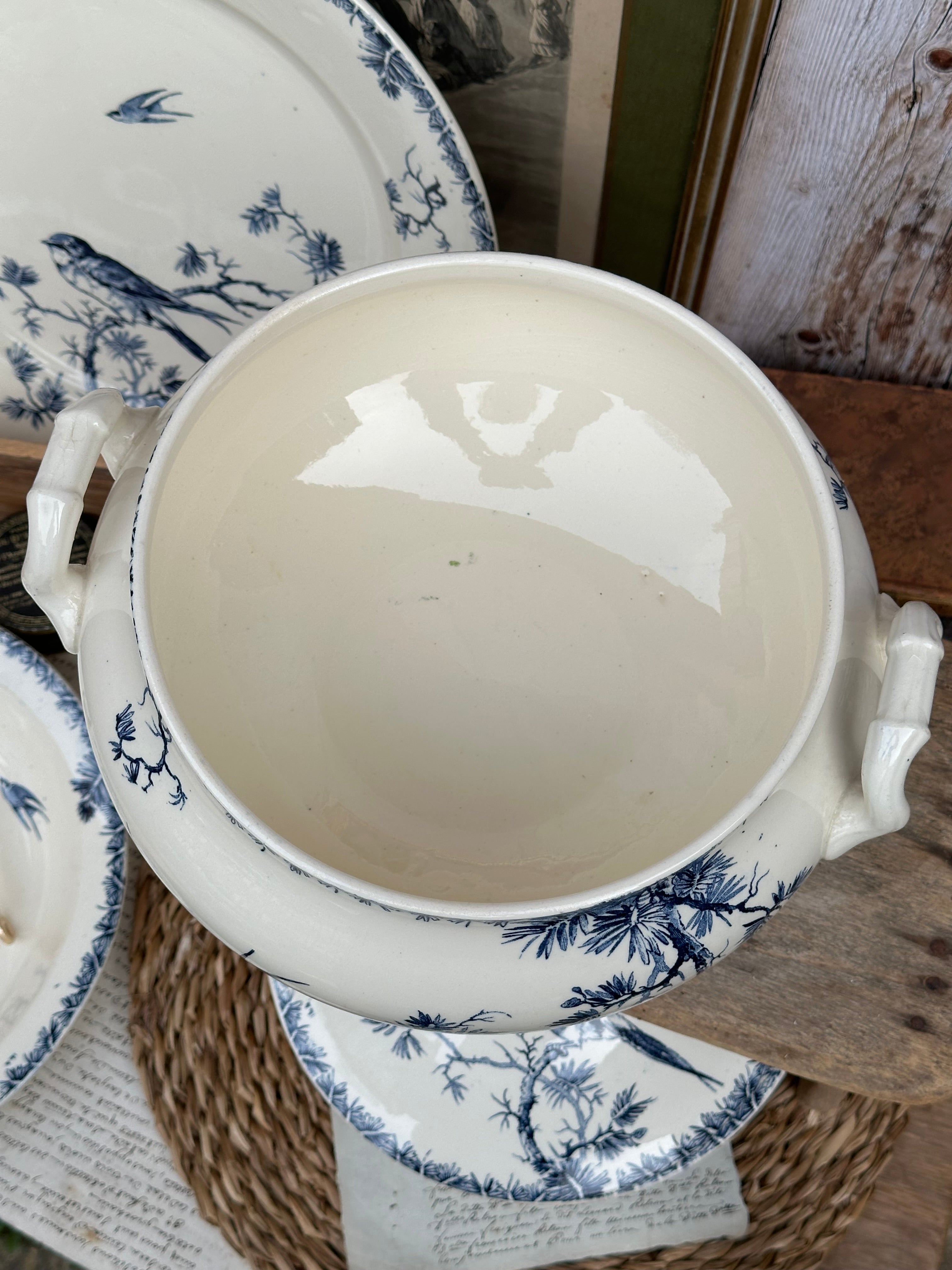 Grande soupière Gien modèle Provençal