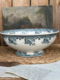 Ironstone salad bowl Moulin des Loups La Vallière
