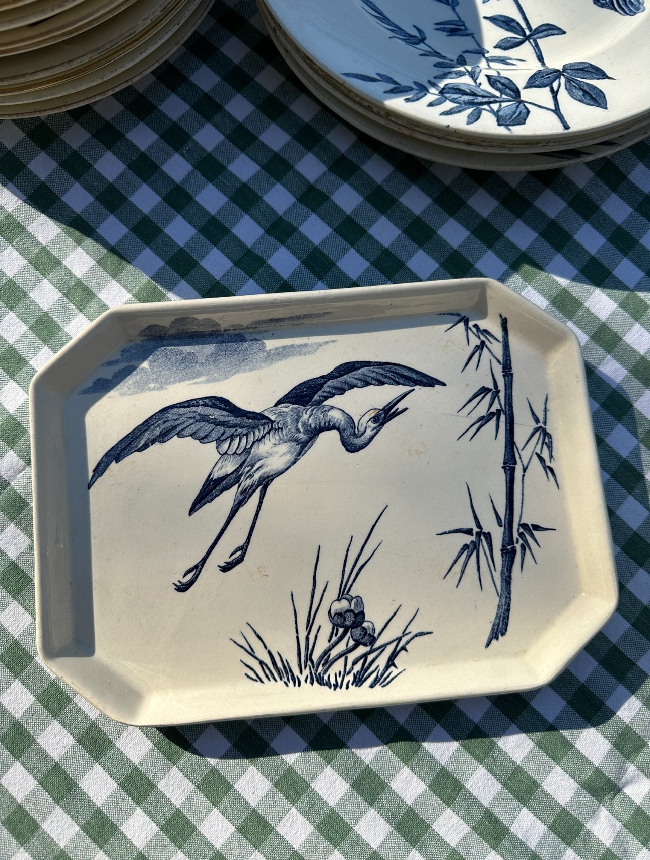 Reserved - small Lunéville Birds tray